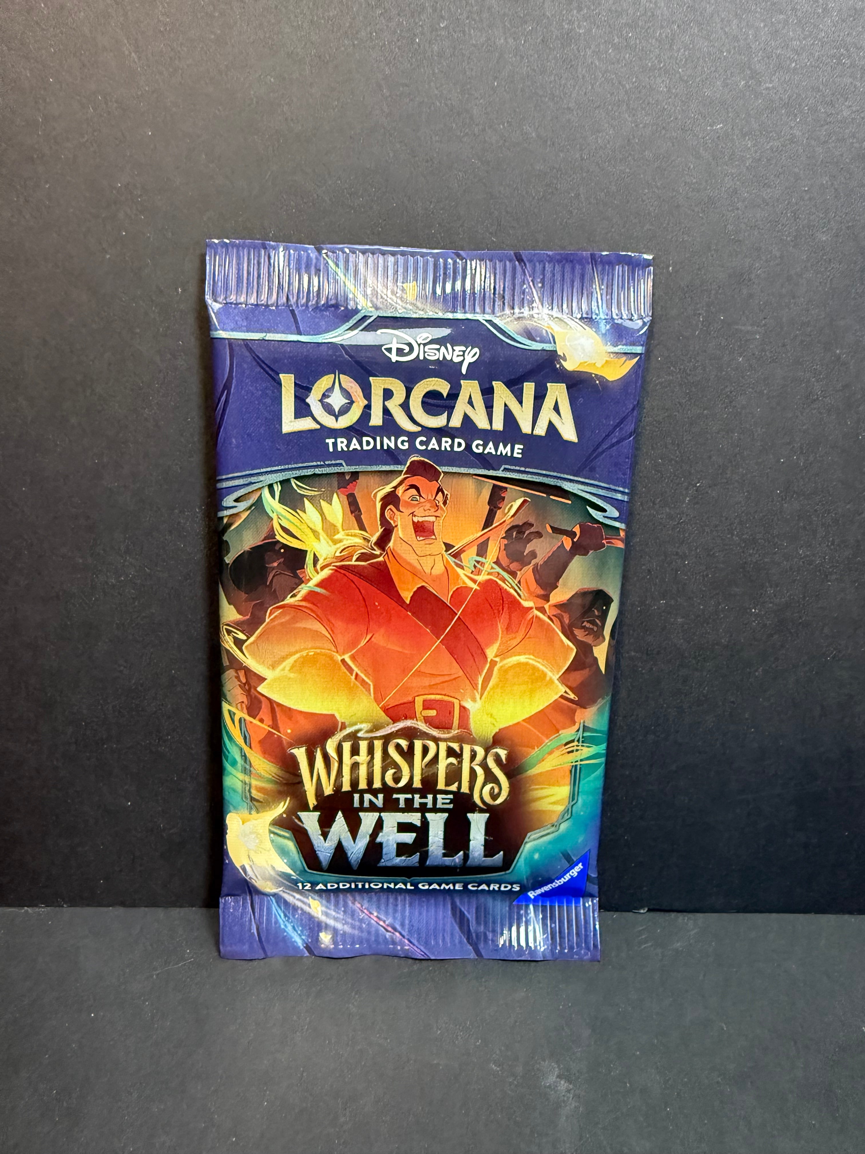 Disney Lorcana Whispers in the Well Booster Packs (choose number of packs)