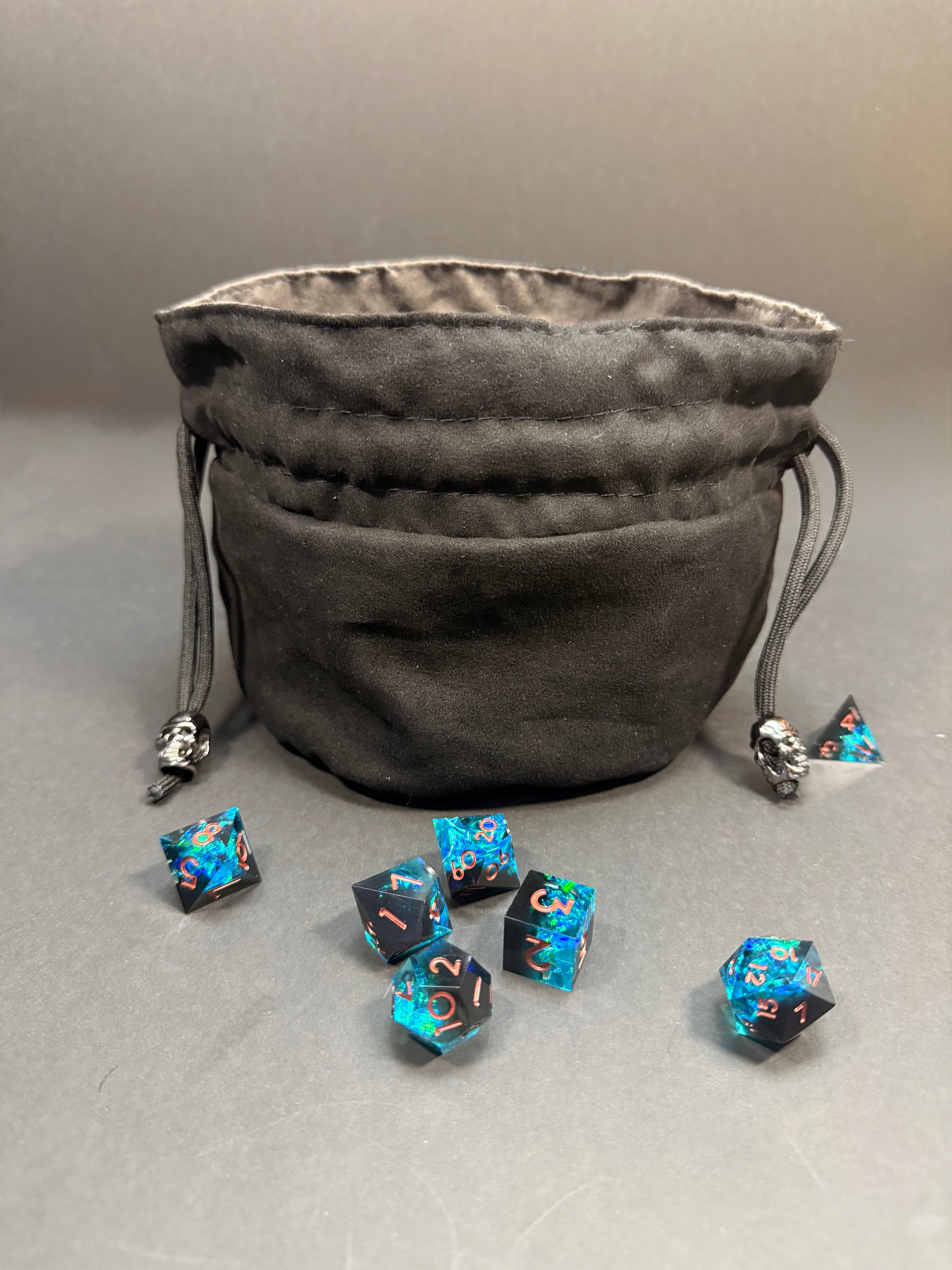 Black & Grey Dice Bag of Holding