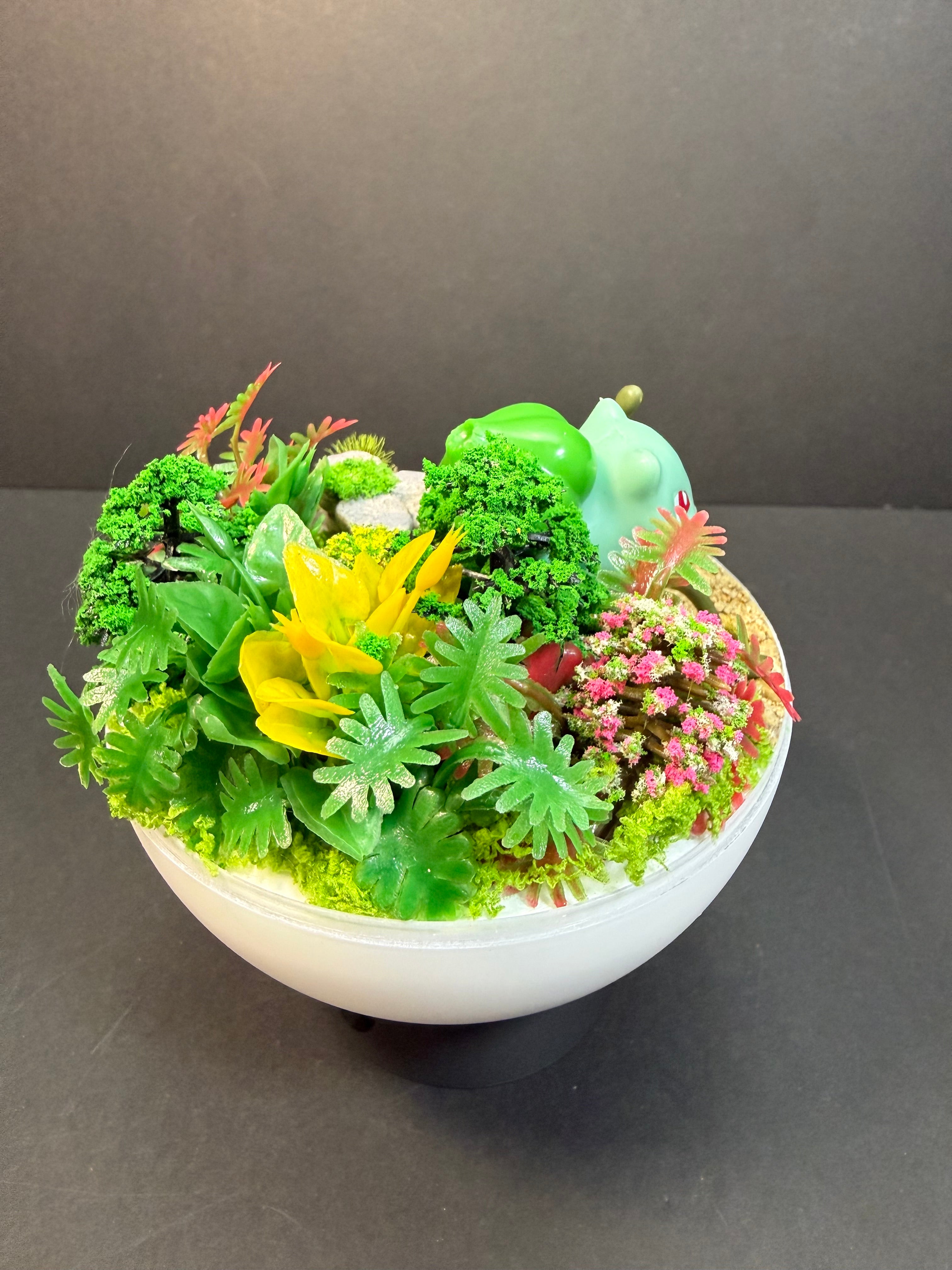 Bulbasaur Pokemon Terrarium 10cm
