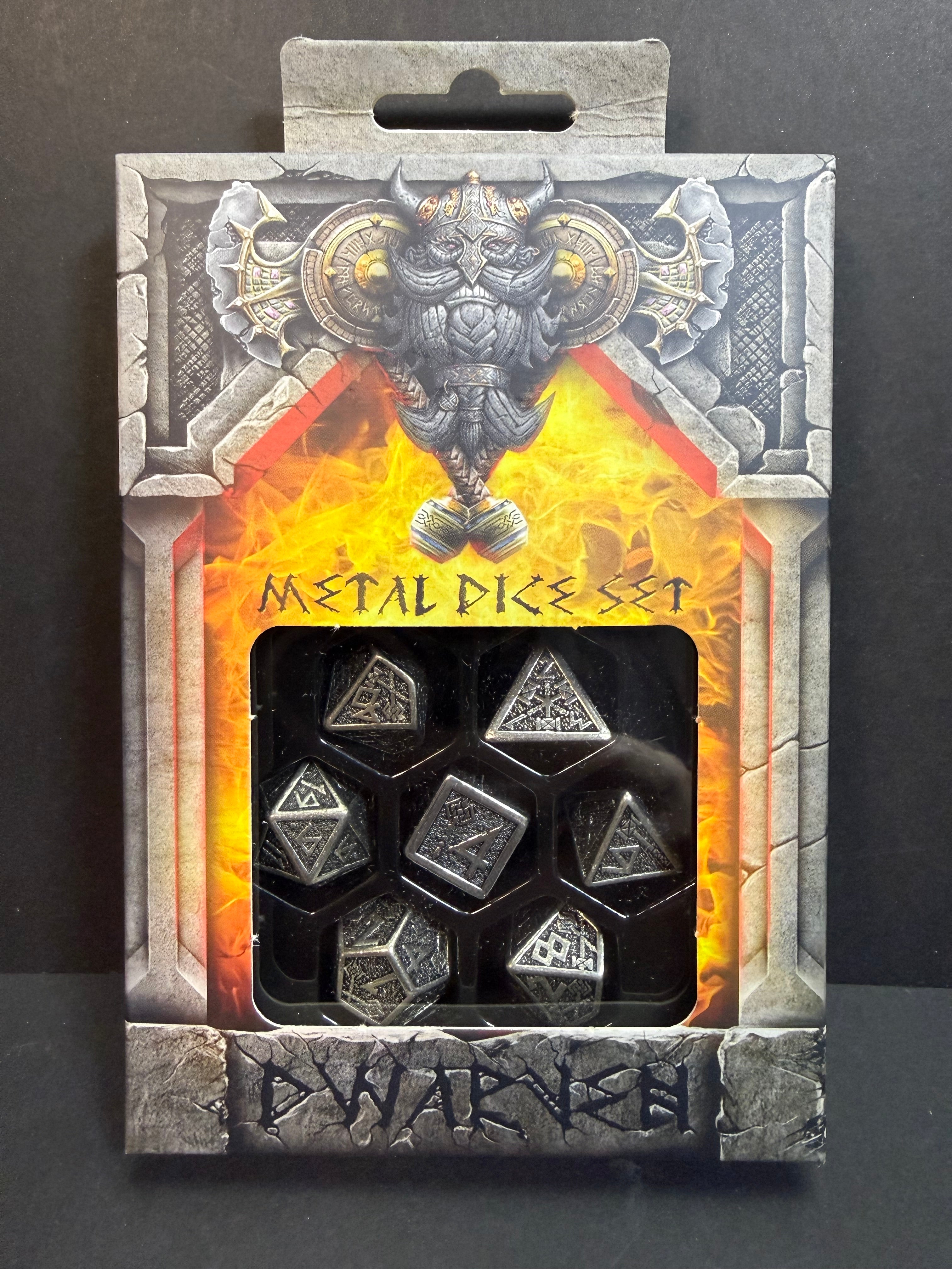 Premium Dwarven Dice Set - Metal Q-Workshop