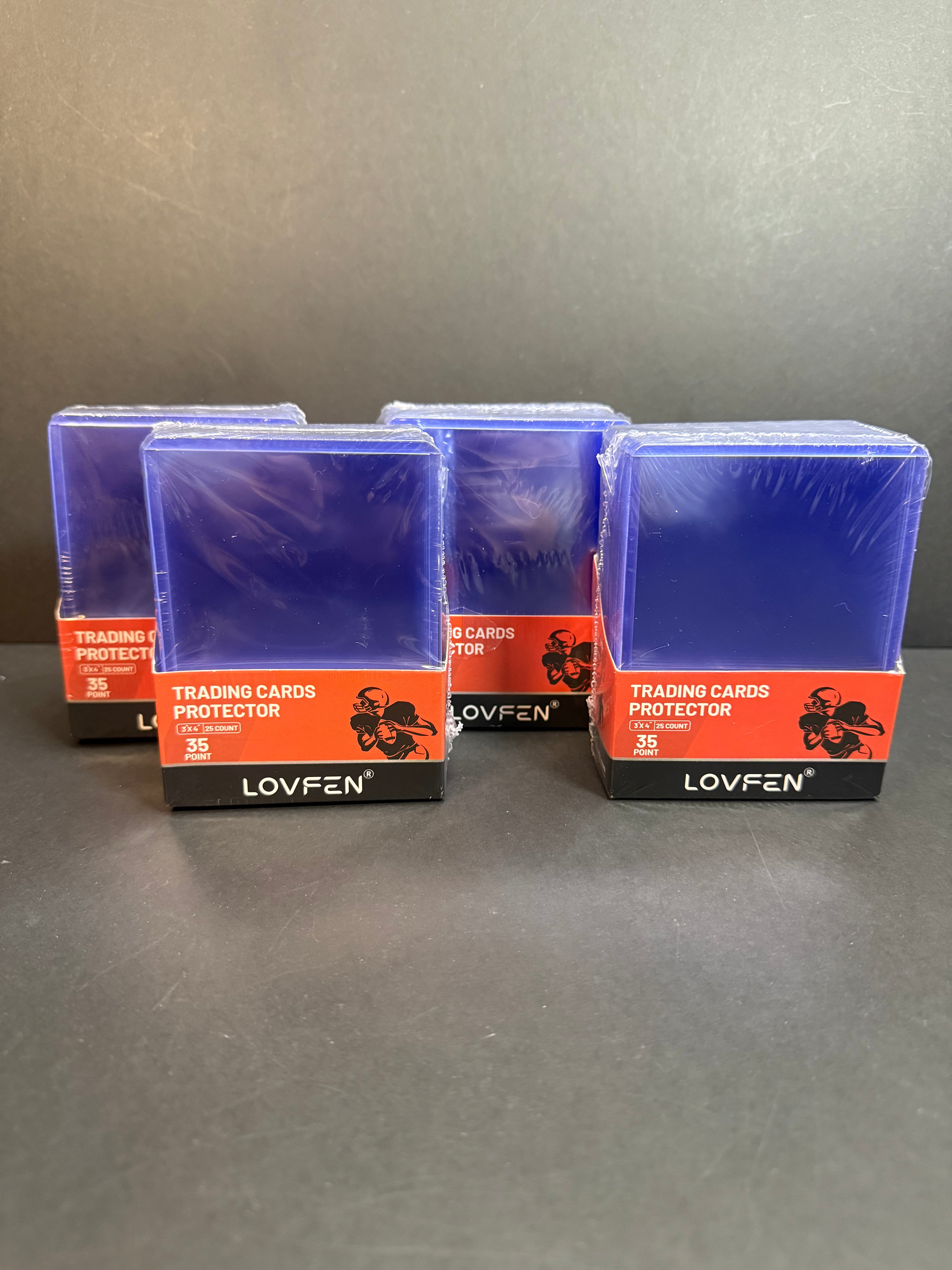 100 Lovfen 35 point Top Loader Protectors