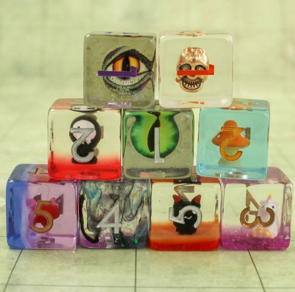 Mystery Miniature & Inclusion/Filled Goblin Dice Subscription Box