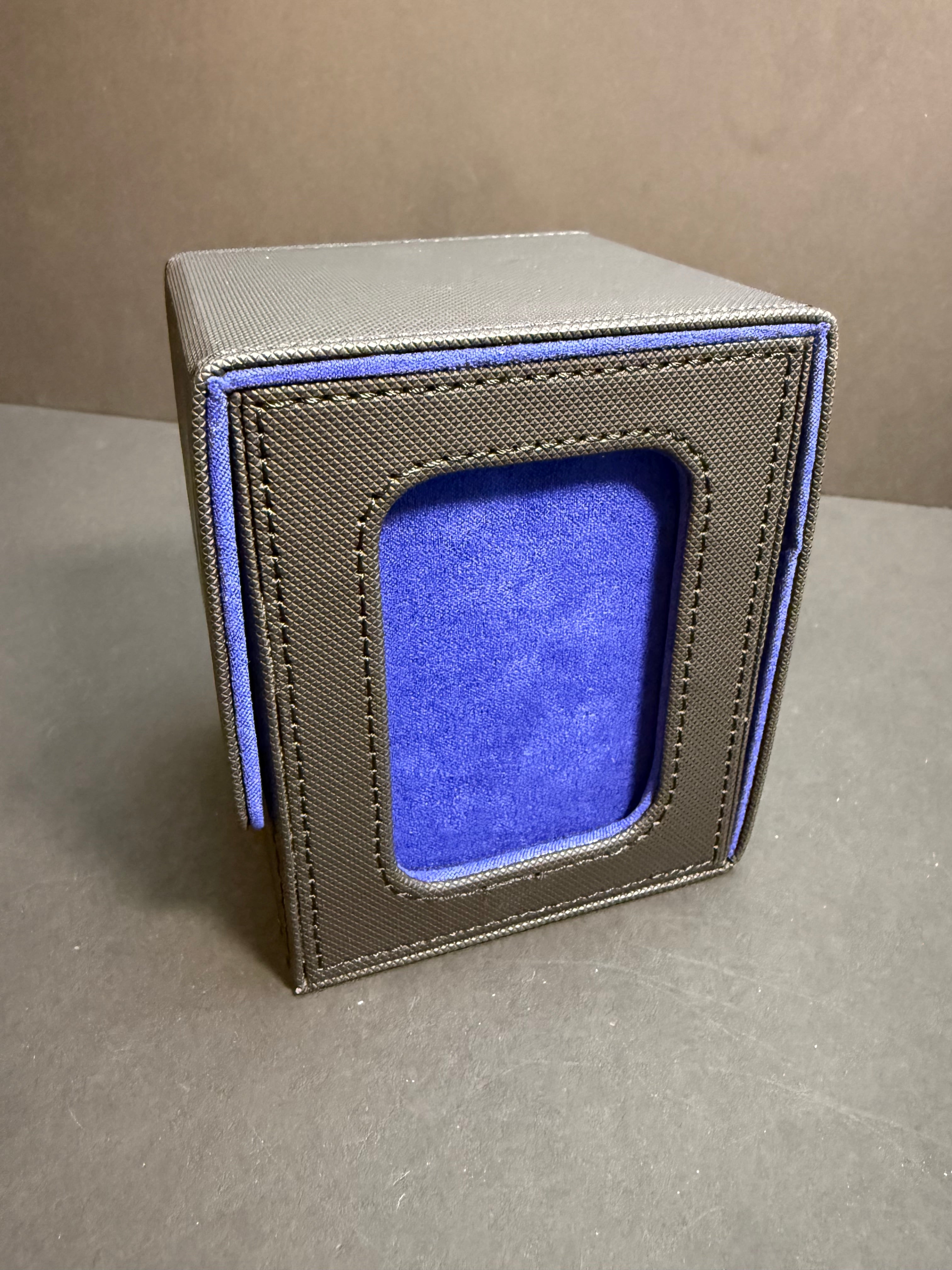 Premium Trading Card Deck Box with Commander Window