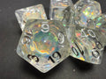 Fanroll 16mm Resin Poly Rainbow Frost Dice Set