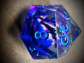Purple Eye 20mm D20 Dice Life Counter Spindown