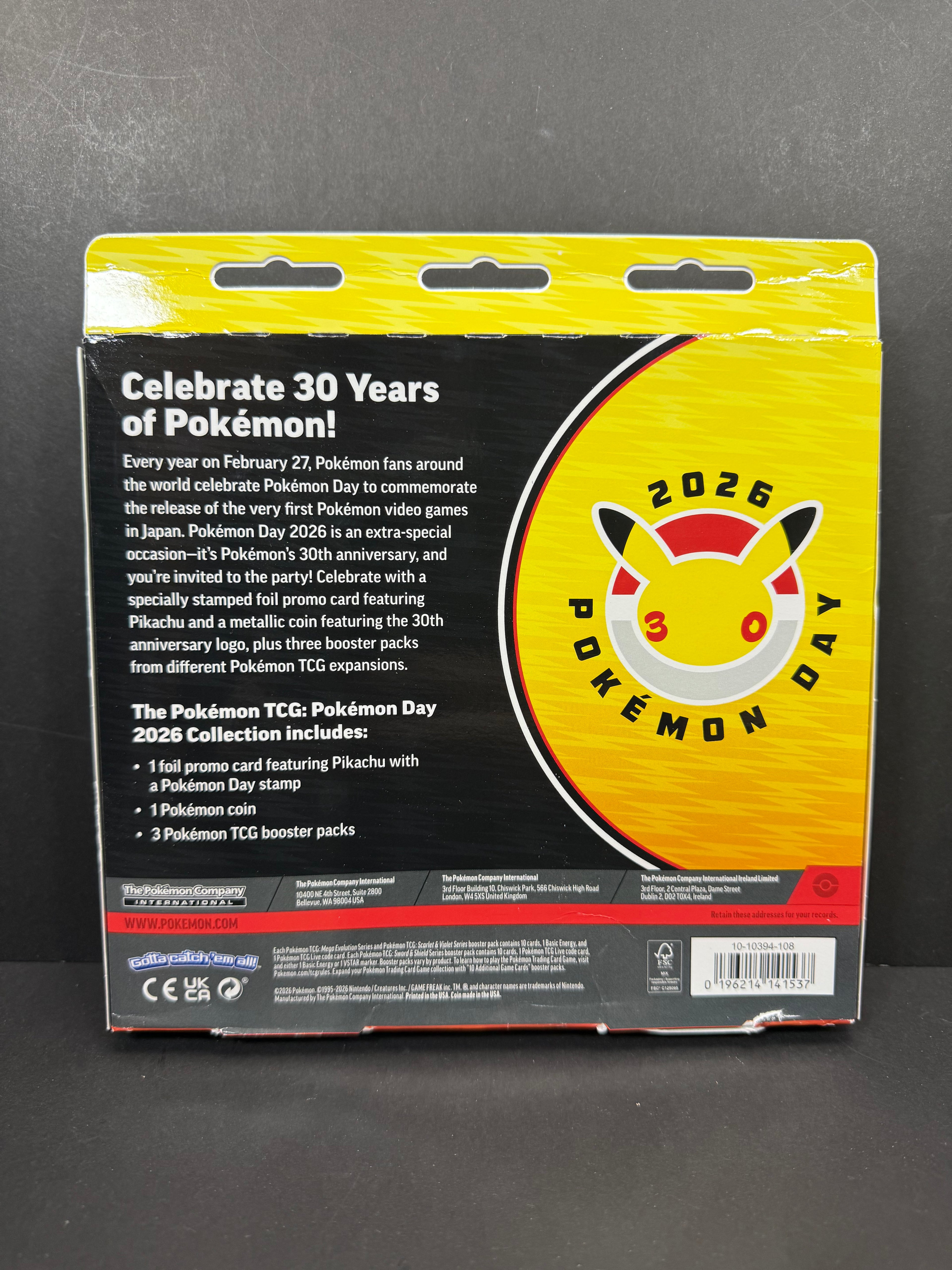 Pokemon Day 2026 Collection Box