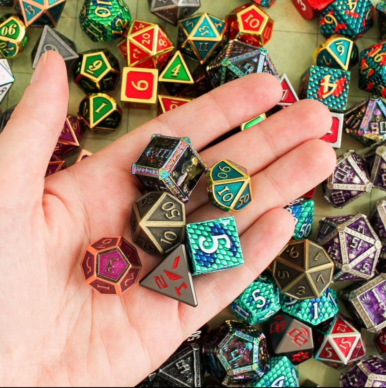 Mystery Goblin Metal Dice Bag