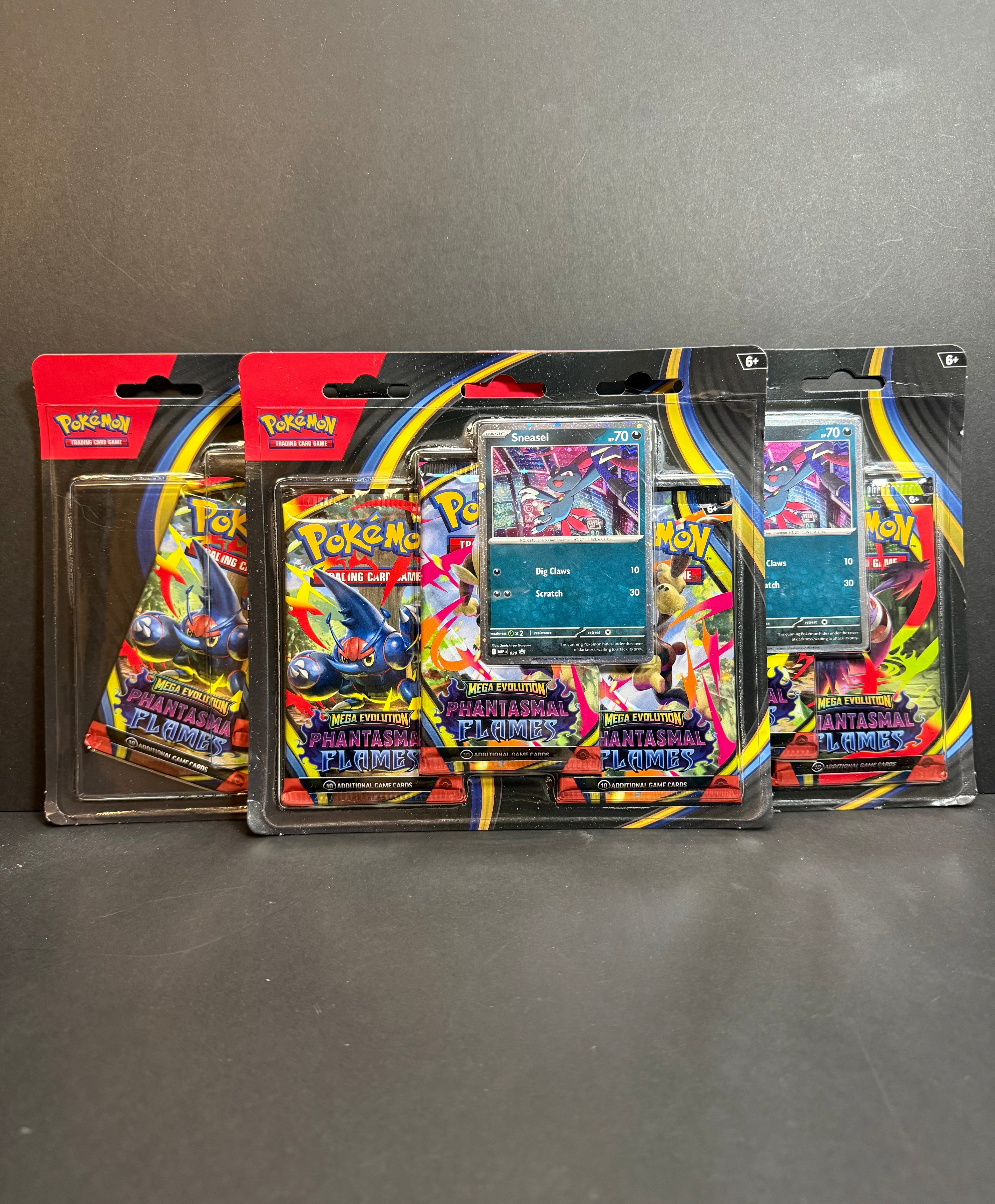 Pokemon Phantasmal Flames - 3 Pack Blister