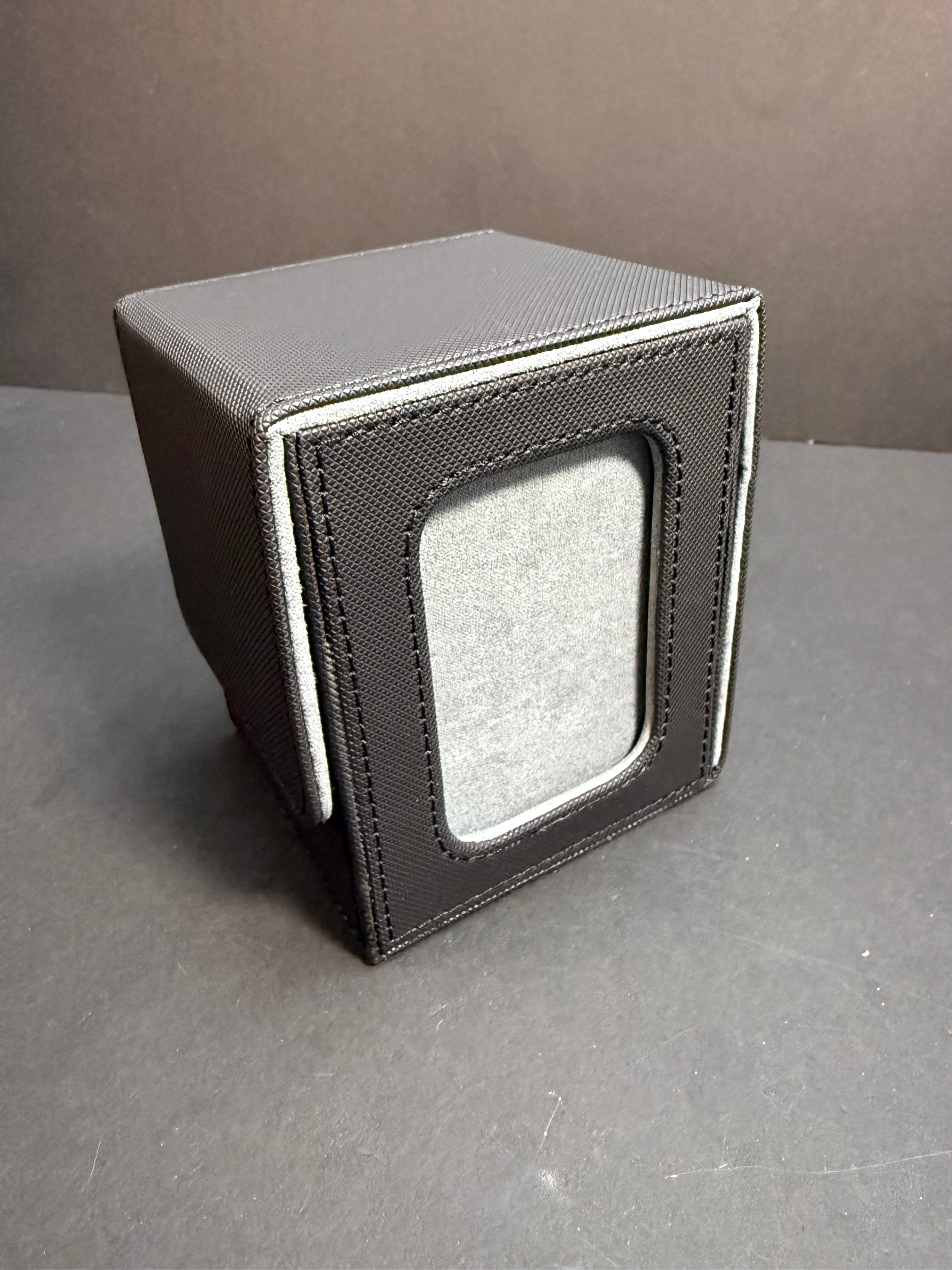 Premium Trading Card Deck Box with Commander Window