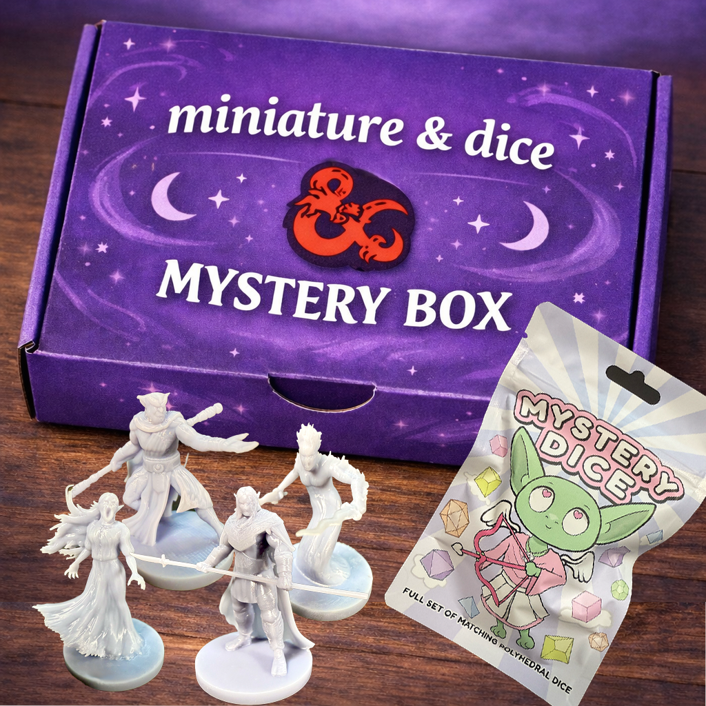 Mystery Miniature & Valentine Goblin Dice Subscription Box