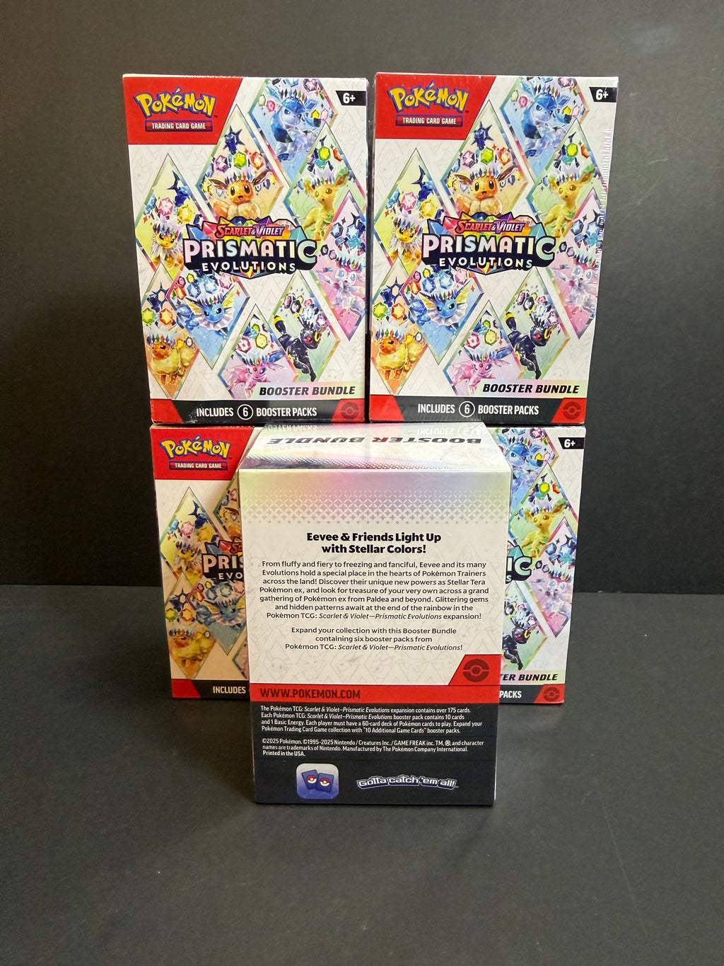 Pokemon Prismatic Evolutions 6 Booster Bundle