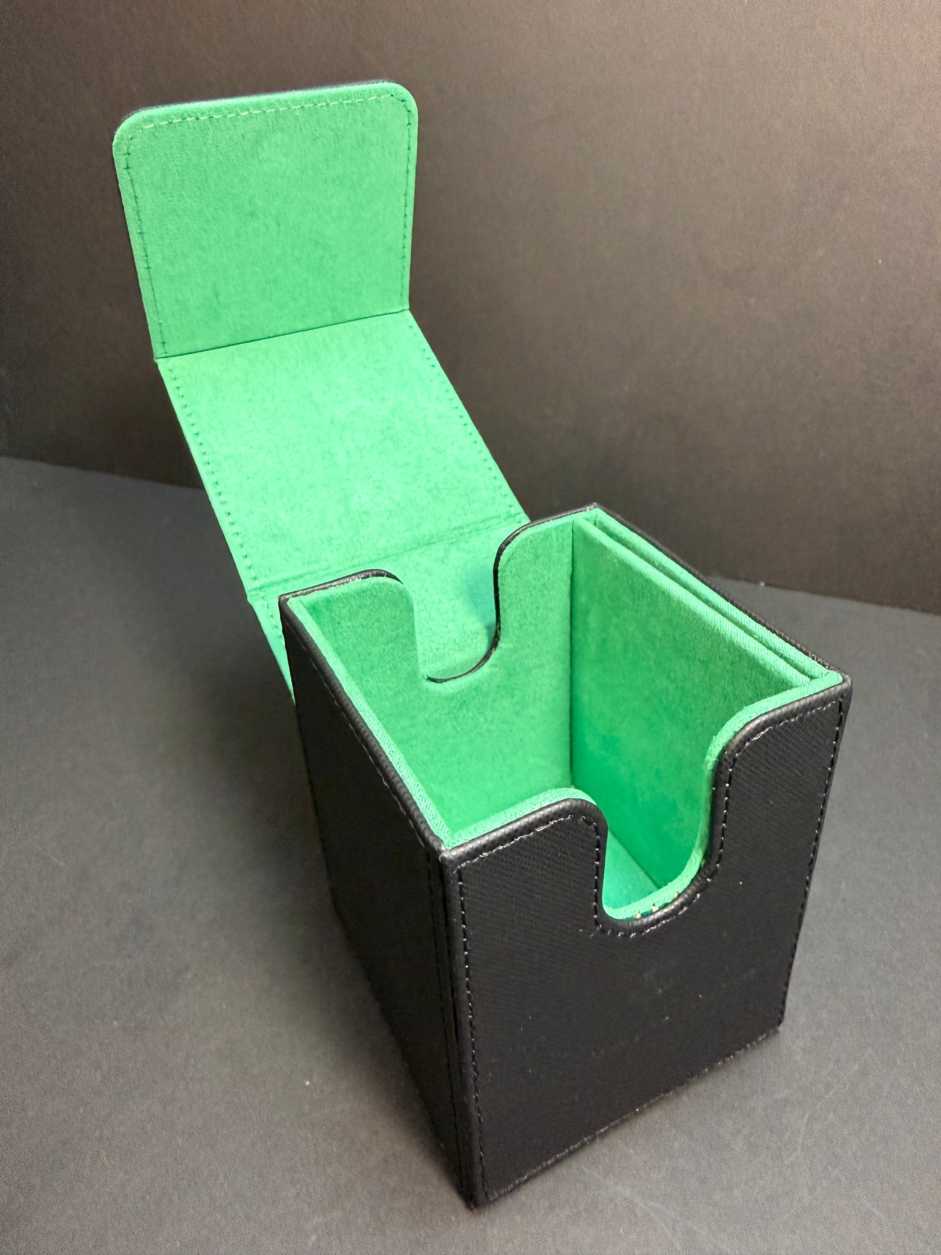 Premium Trading Card Deck Box with Commander Window