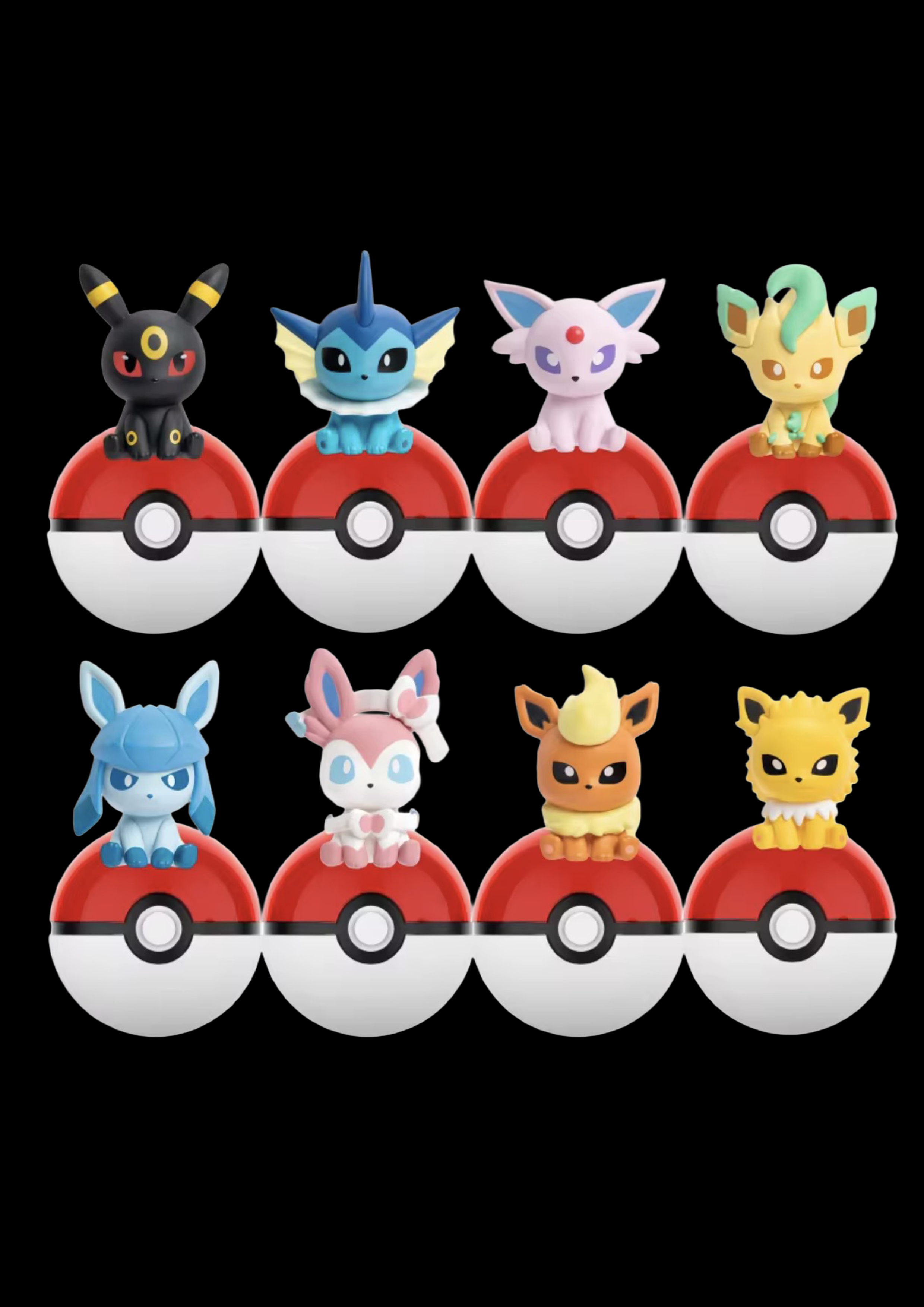 Pokémon Baby Eeveelutions Poke ball figure collectible display set