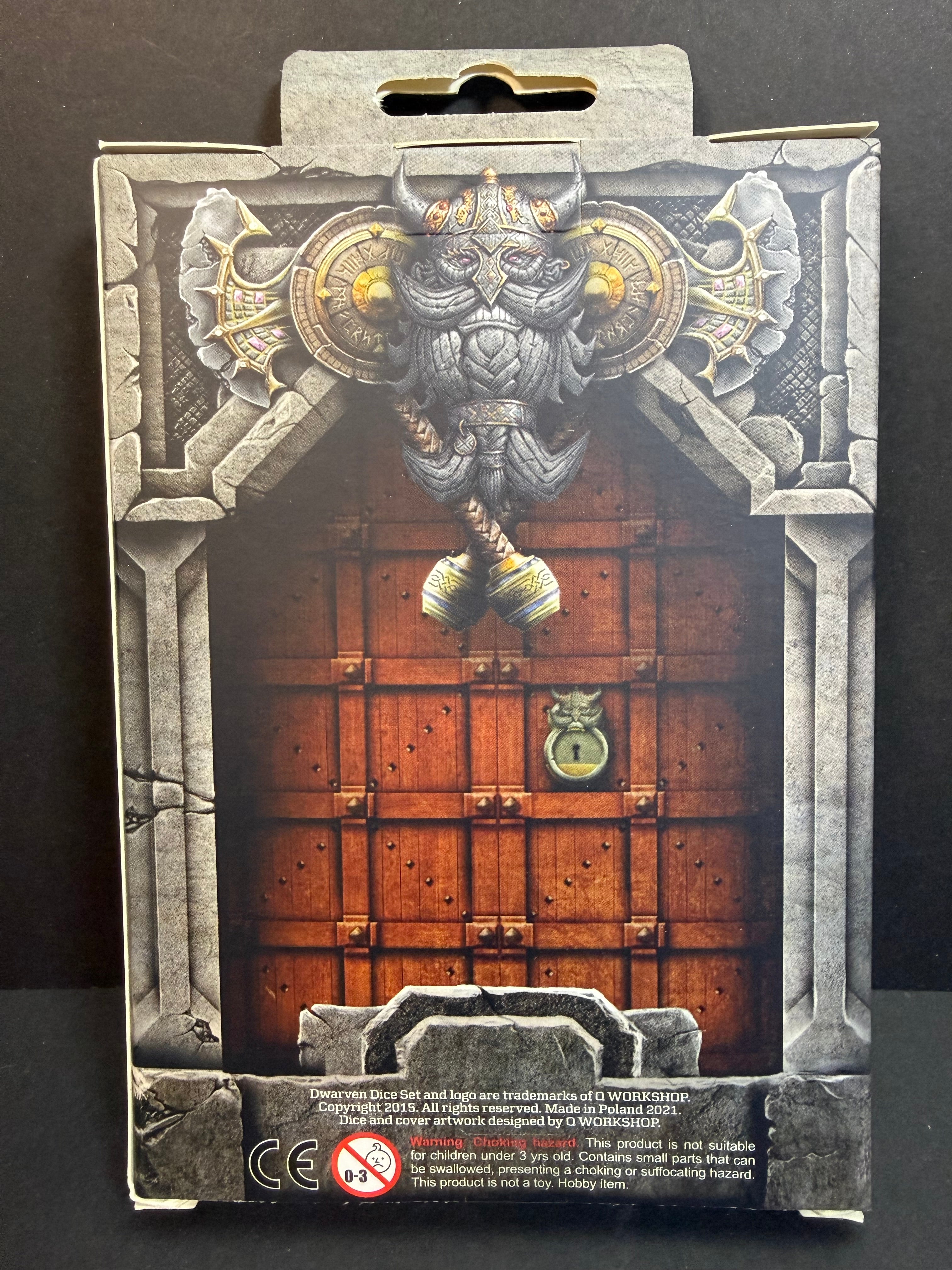 Premium Dwarven Dice Set - Metal Q-Workshop