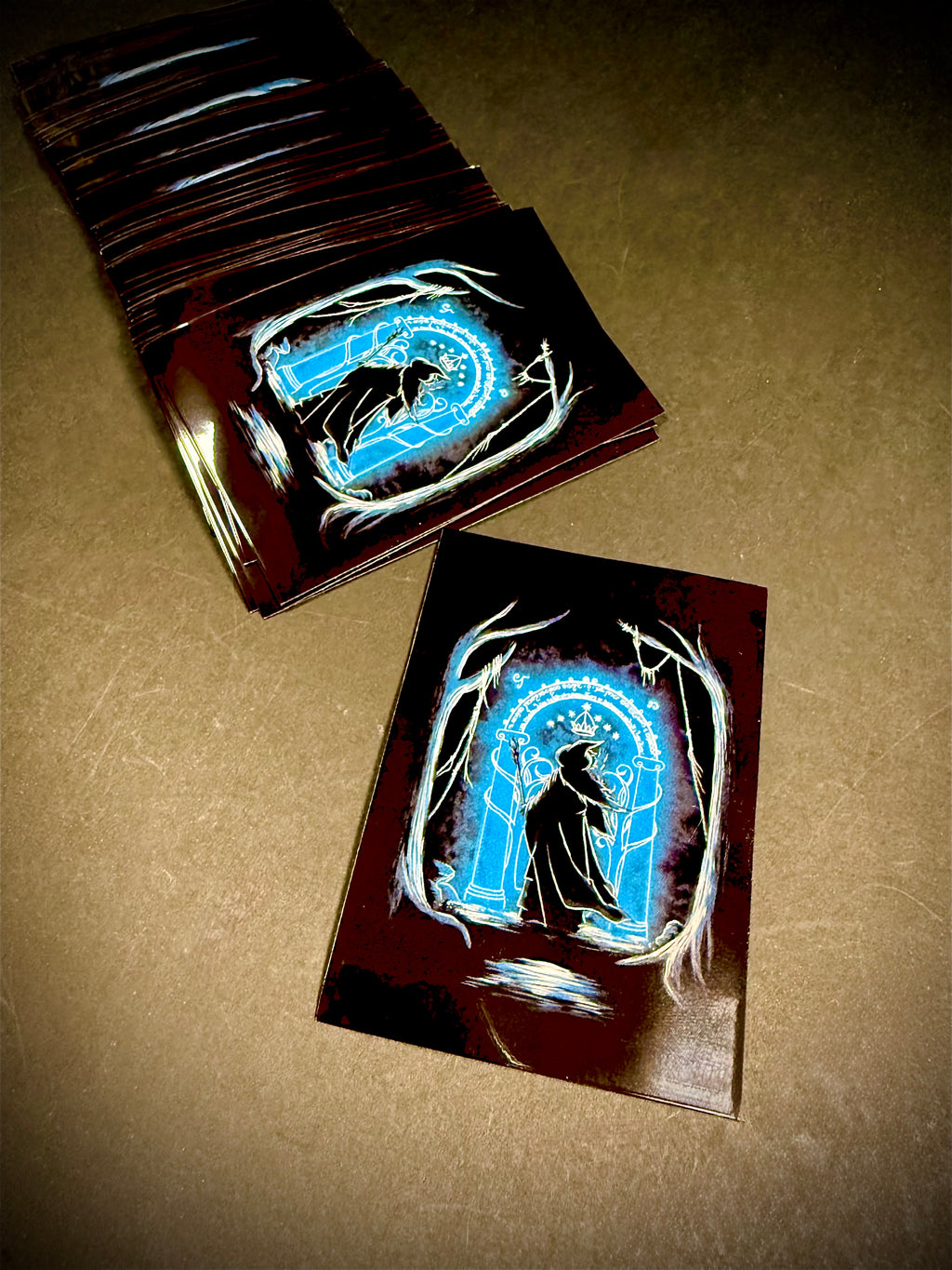 Magic: The Gathering Premium Card Sleeves The Doors of Durin x 60