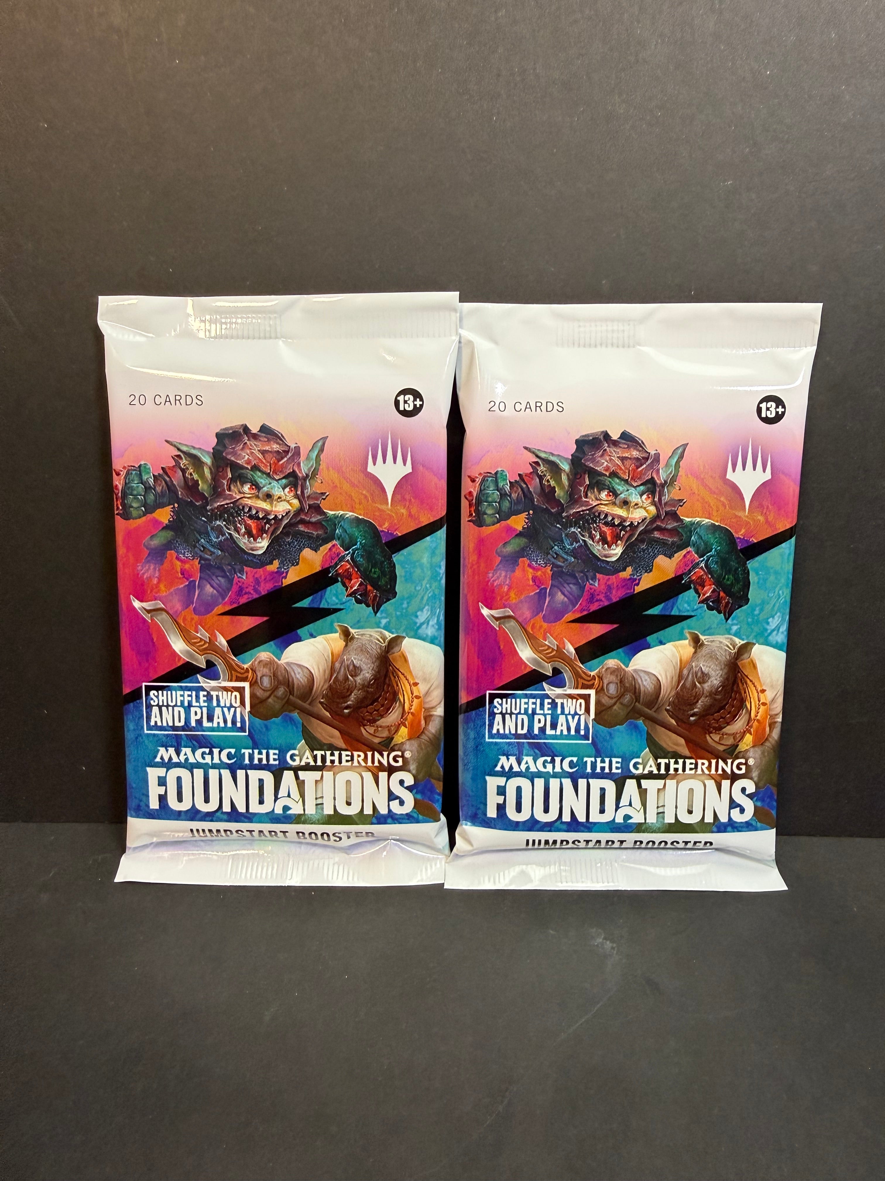 Magic the Gathering Foundations jumpstart booster packs x 2: FULL DECK