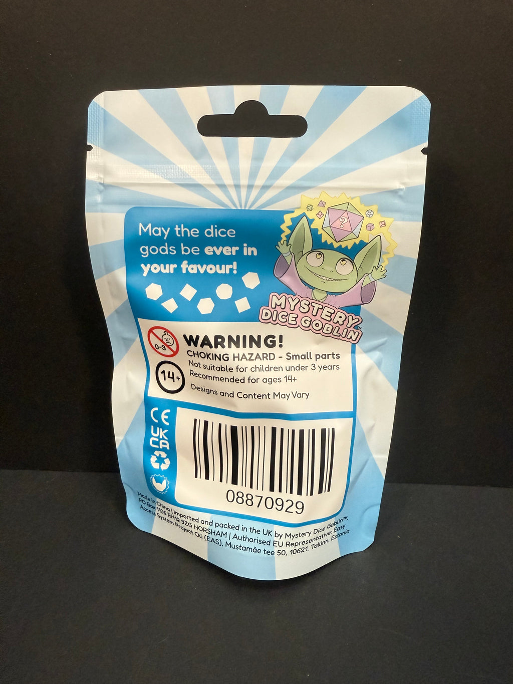 Mystery Goblin Dice & Pin Bag