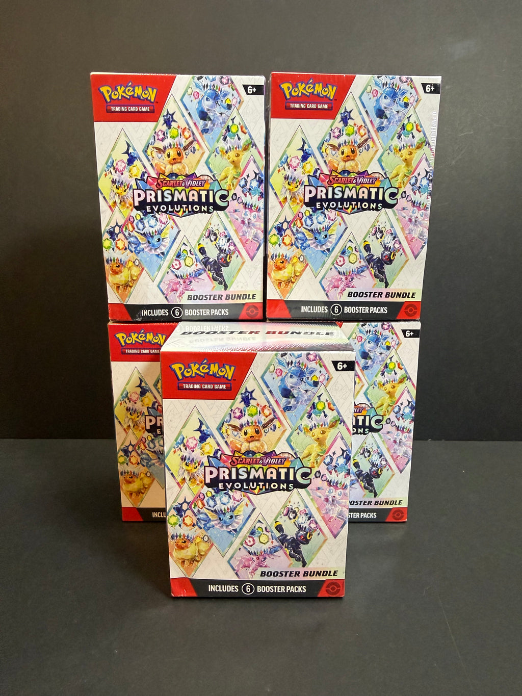 Pokemon Prismatic Evolutions 6 Booster Bundle