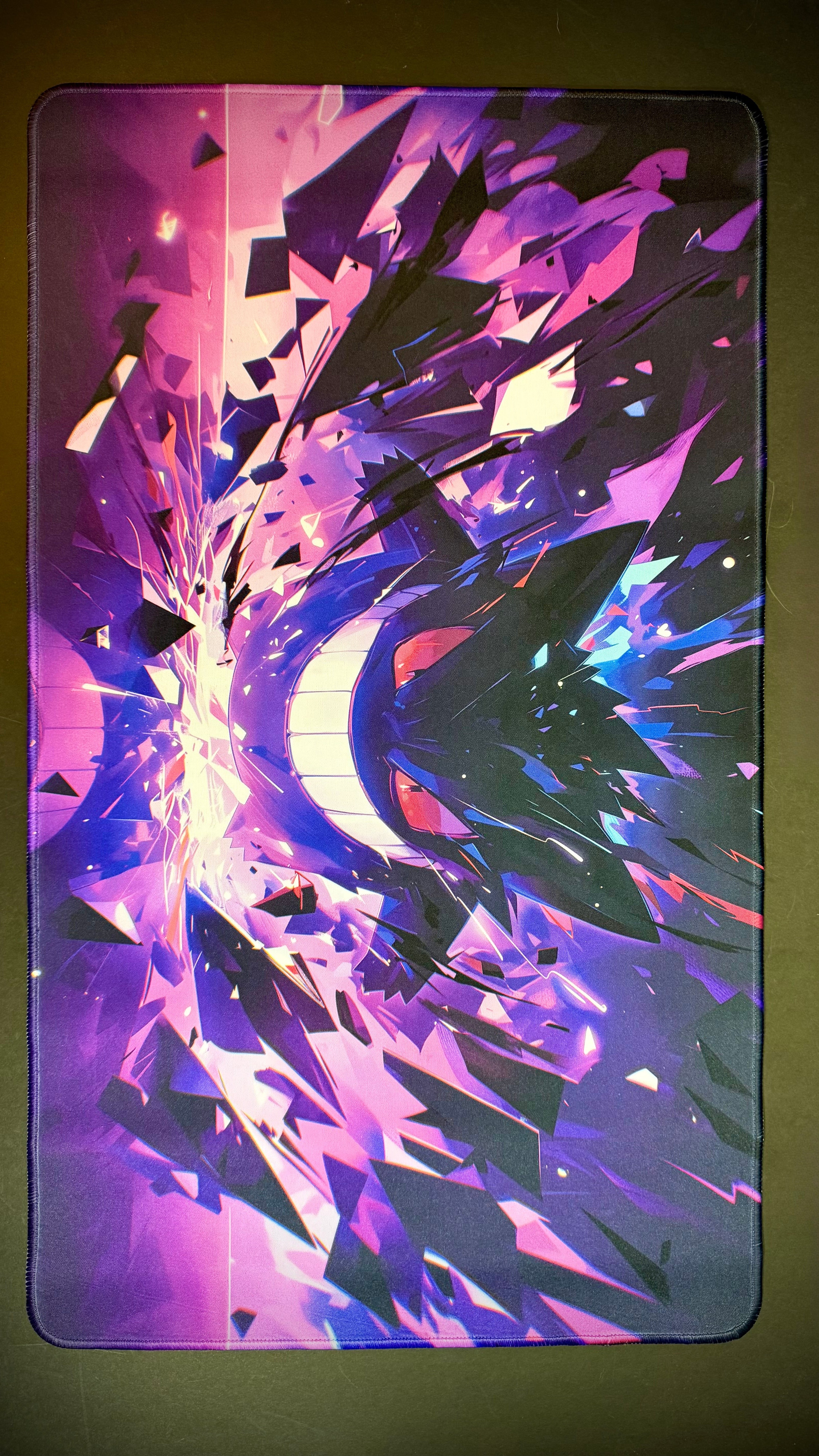 Pokemon Gengar Explosion Trading Card Play Mat | Keyboard & Mouse Mat