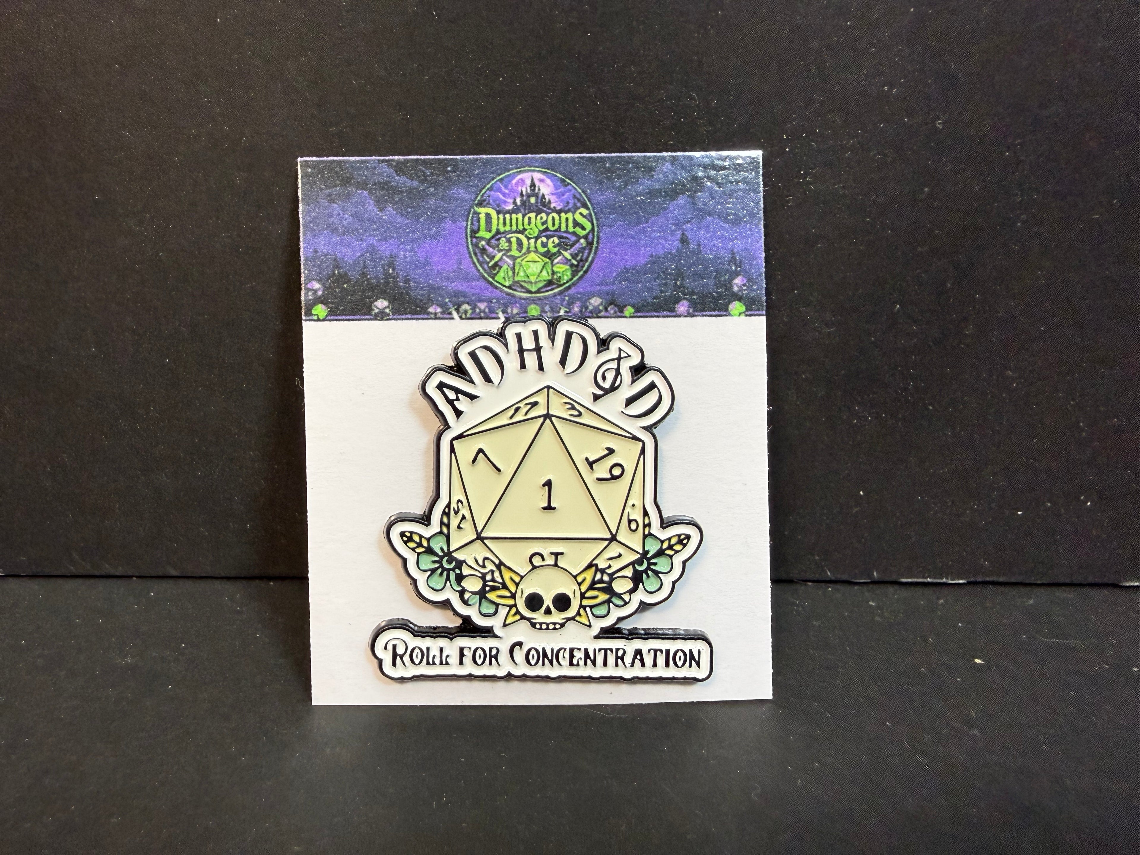 ADHD&D Pin Badge