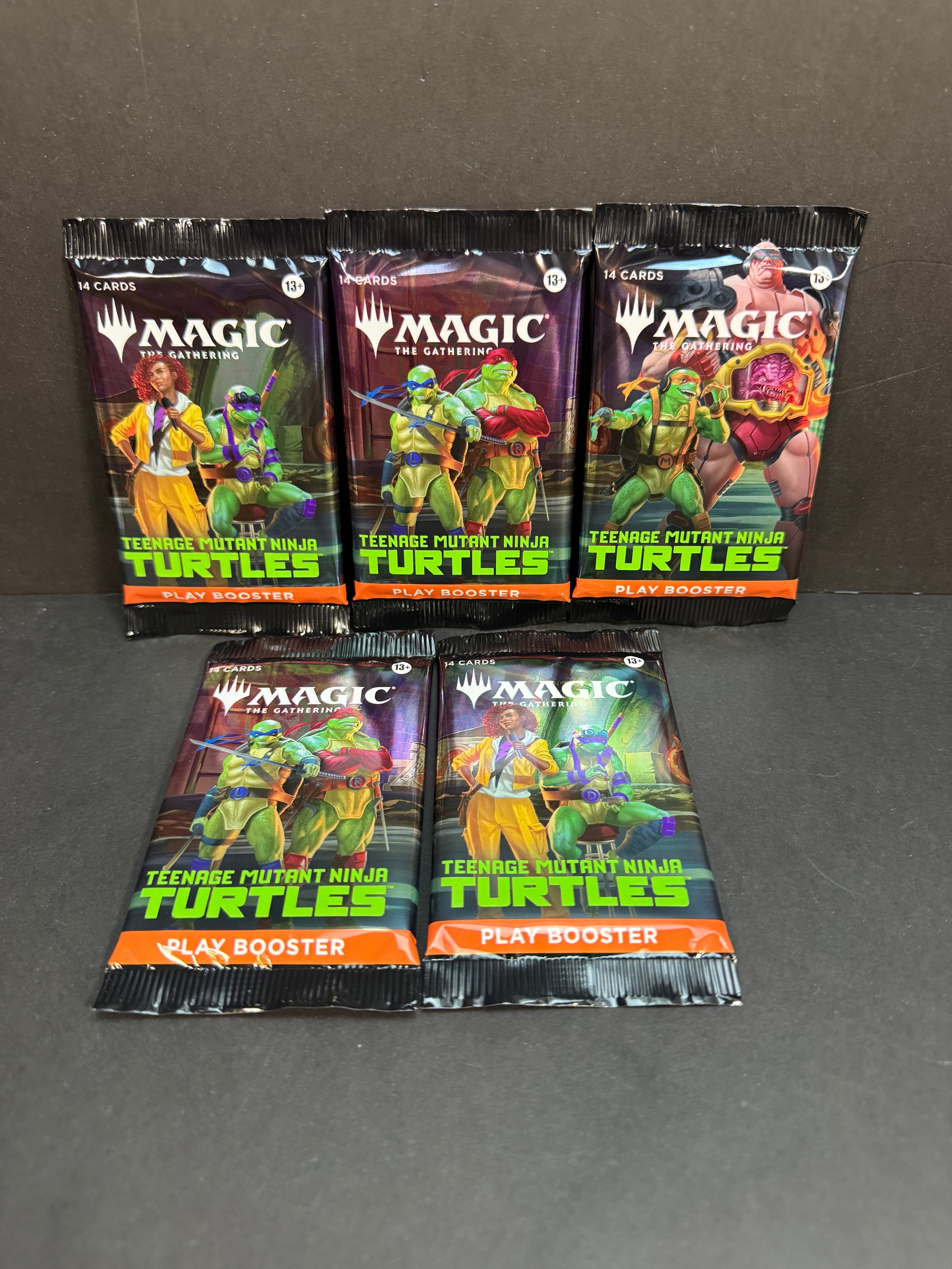 Magic the Gathering Ninja Turtles Play Booster Pack (choose number of packs)