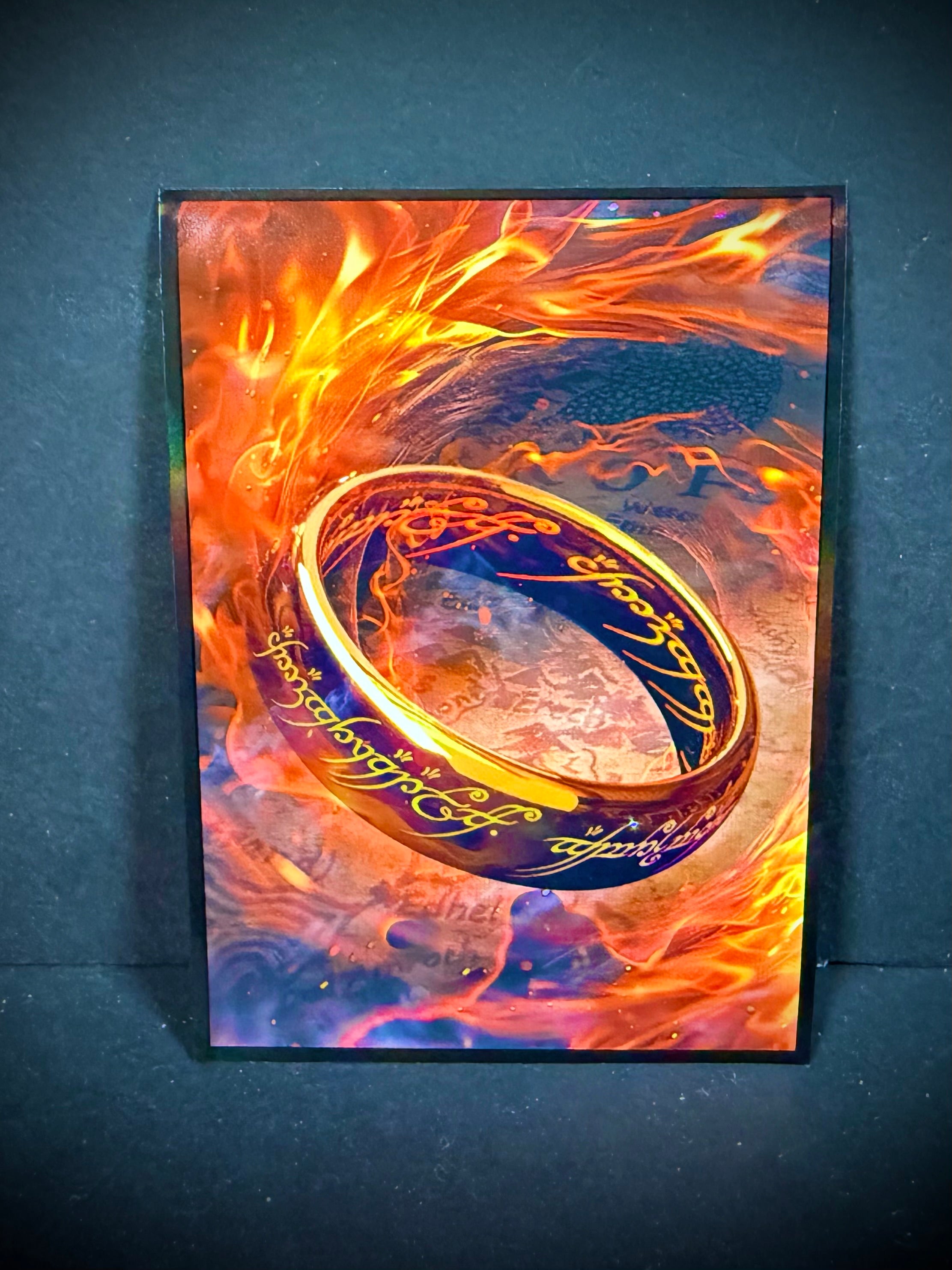 The Lord of the Rings The One Ring Premium Lenticular Card Sleeves x 60