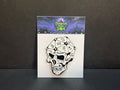 Dice Skull Pin Badge