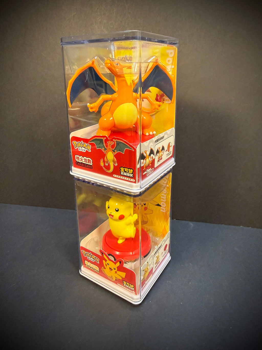 Pokémon Movable Figure |Stackable Display Case