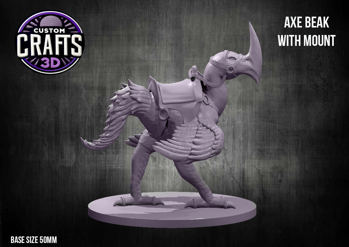 Axe Beak with Mount 50mm Base