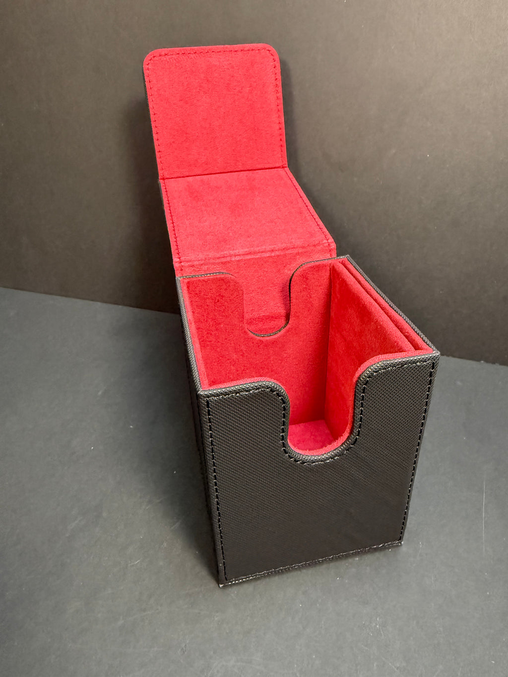 Premium Trading Card Deck Box with Commander Window