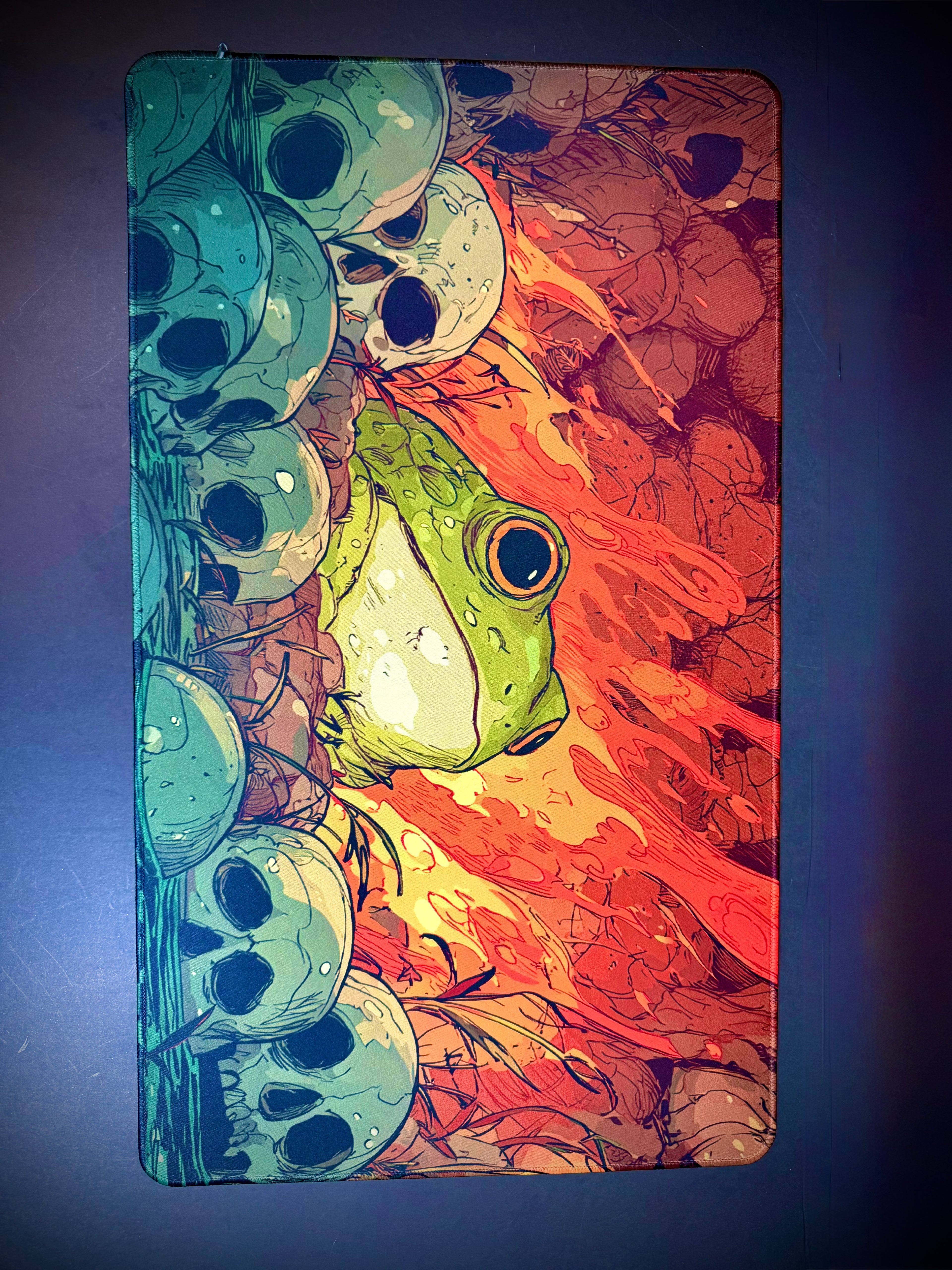 MTG Skull Frog Trading Card Play Mat | Keyboard & Mouse Mat