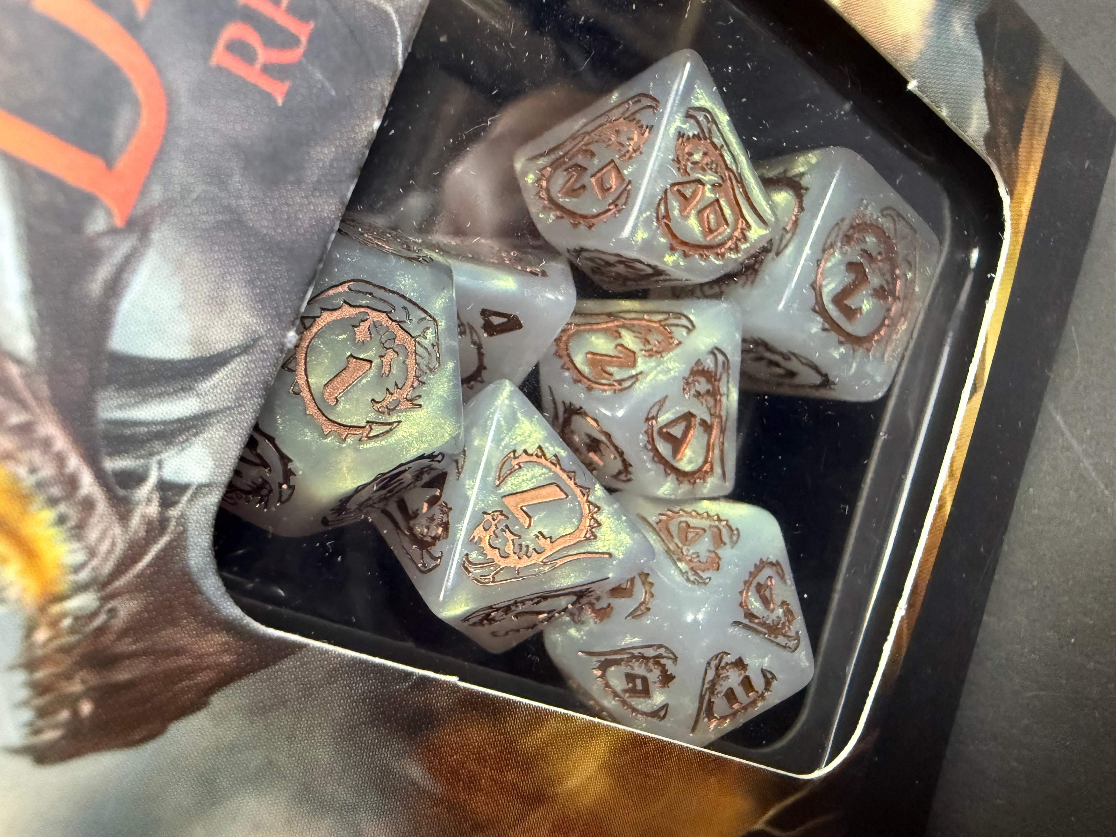 Dragons Dice Set - Quartz Q-Workshop