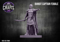 Bandit Captain Female 25mm Base