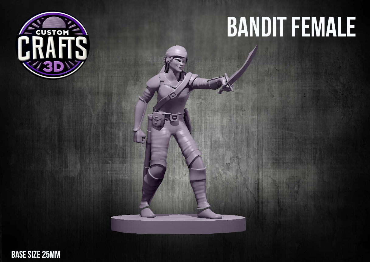 Bandit Female 25mm Base