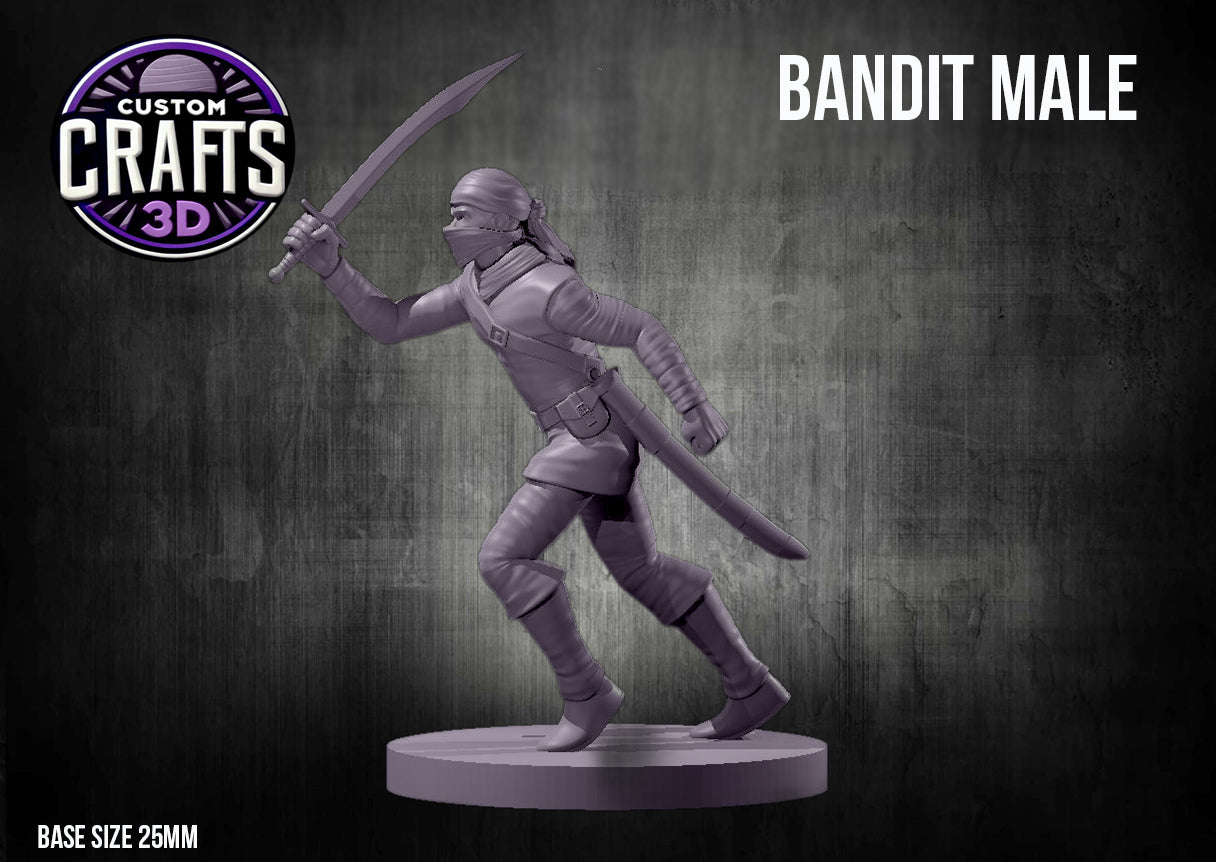 Bandit Male 25mm Base