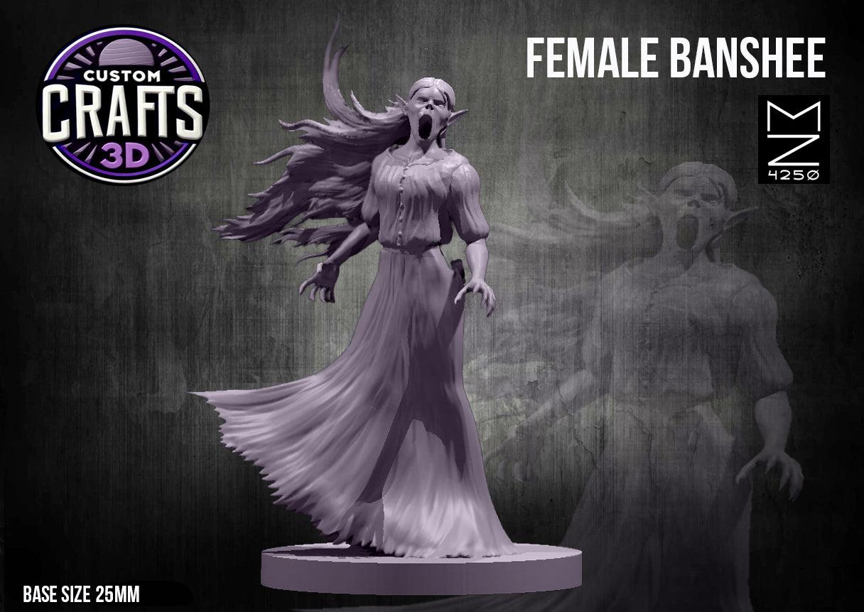 Banshee Female 25mm Base