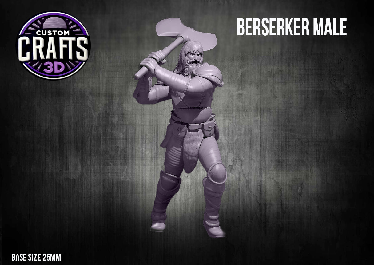 Berserker Male 25mm Base