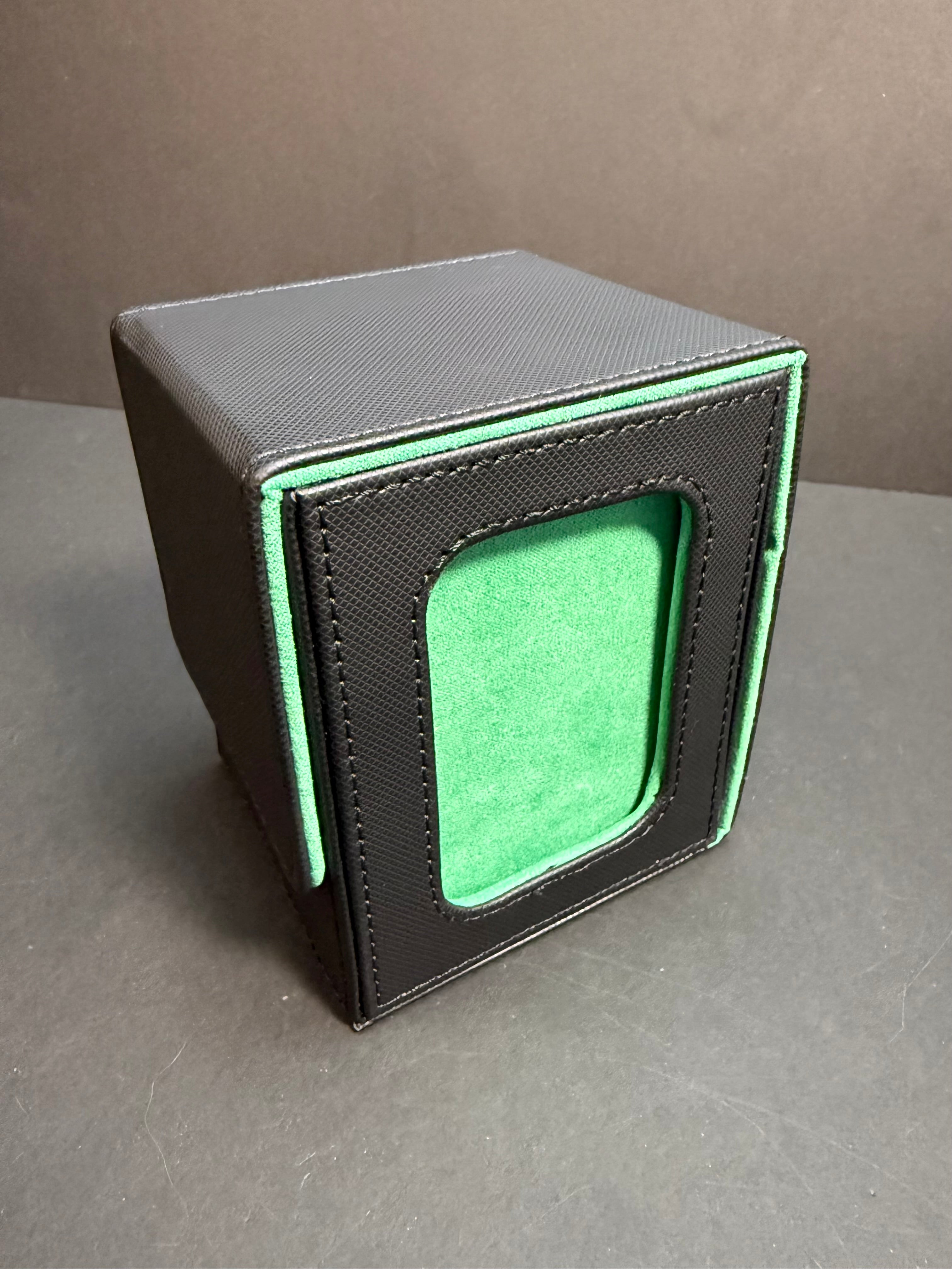 Premium Trading Card Deck Box with Commander Window