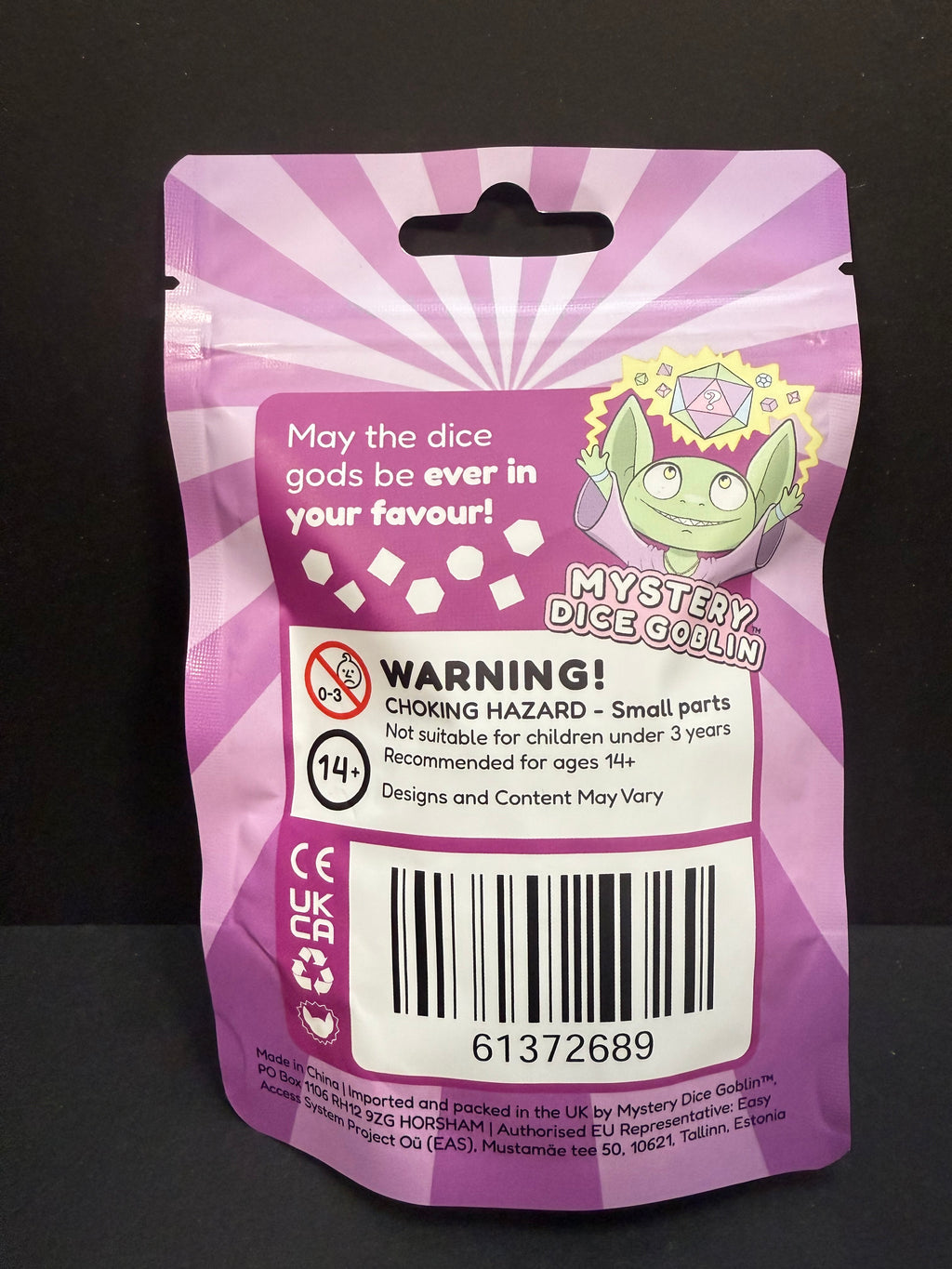 Inclusion/Filled Mystery Goblin Dice Bag