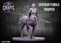Centaur Female Trooper 50mm Base