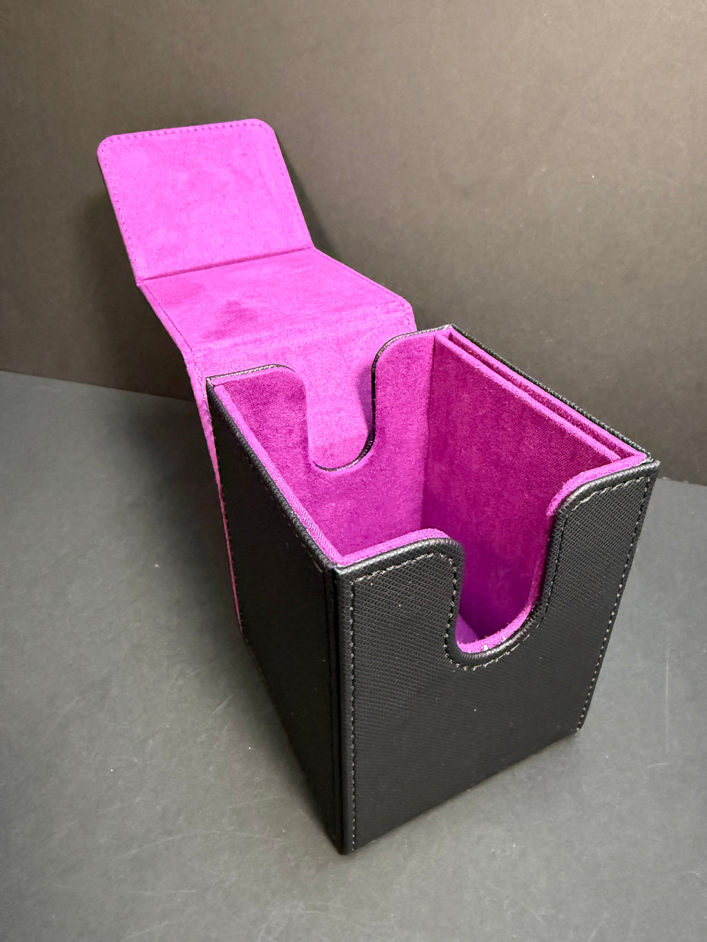 Premium Trading Card Deck Box with Commander Window