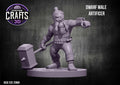 Dwarf Male Artificer 25mm Base