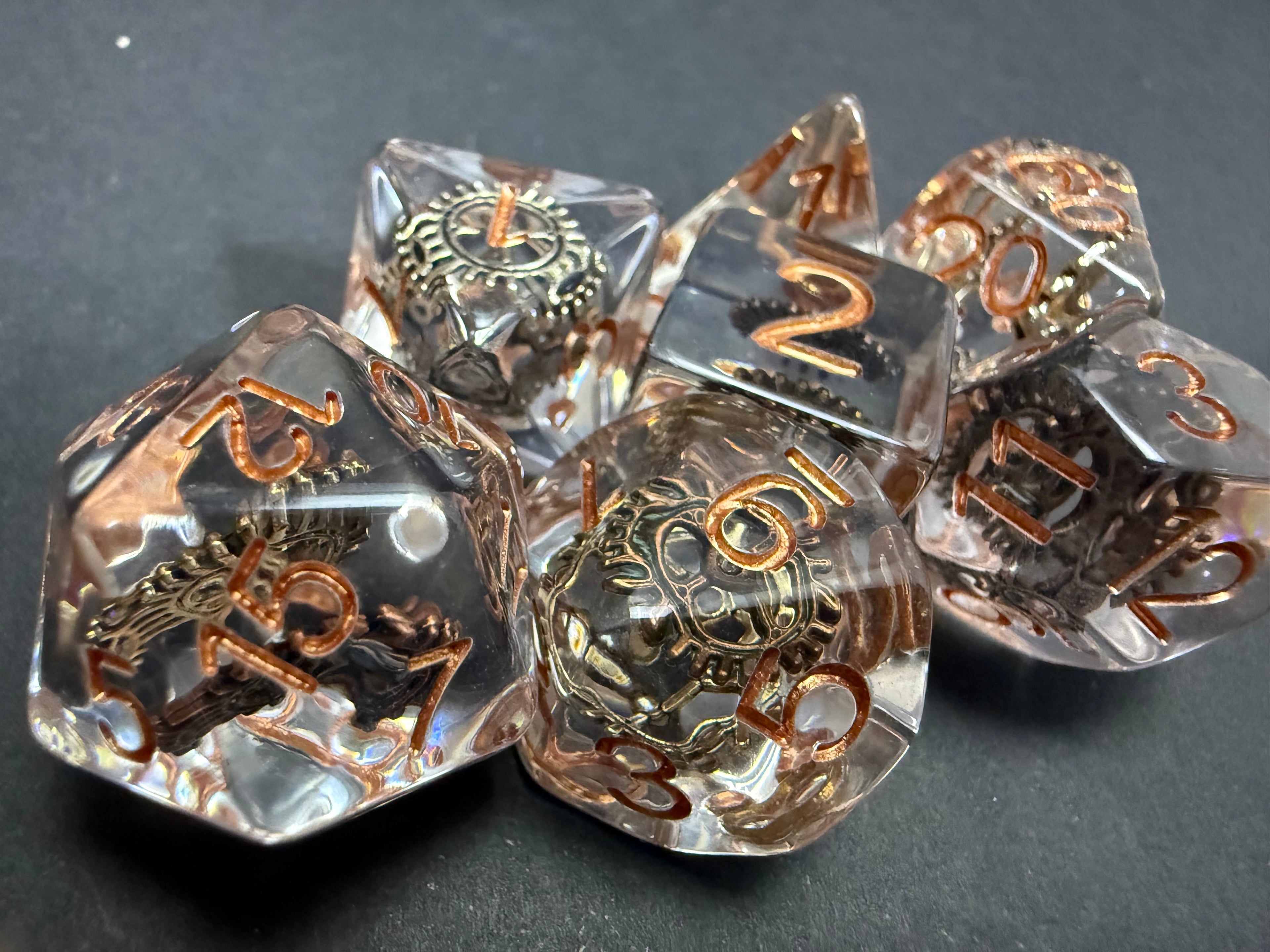 Fanroll 16mm Resin Poly Gear Dice Set