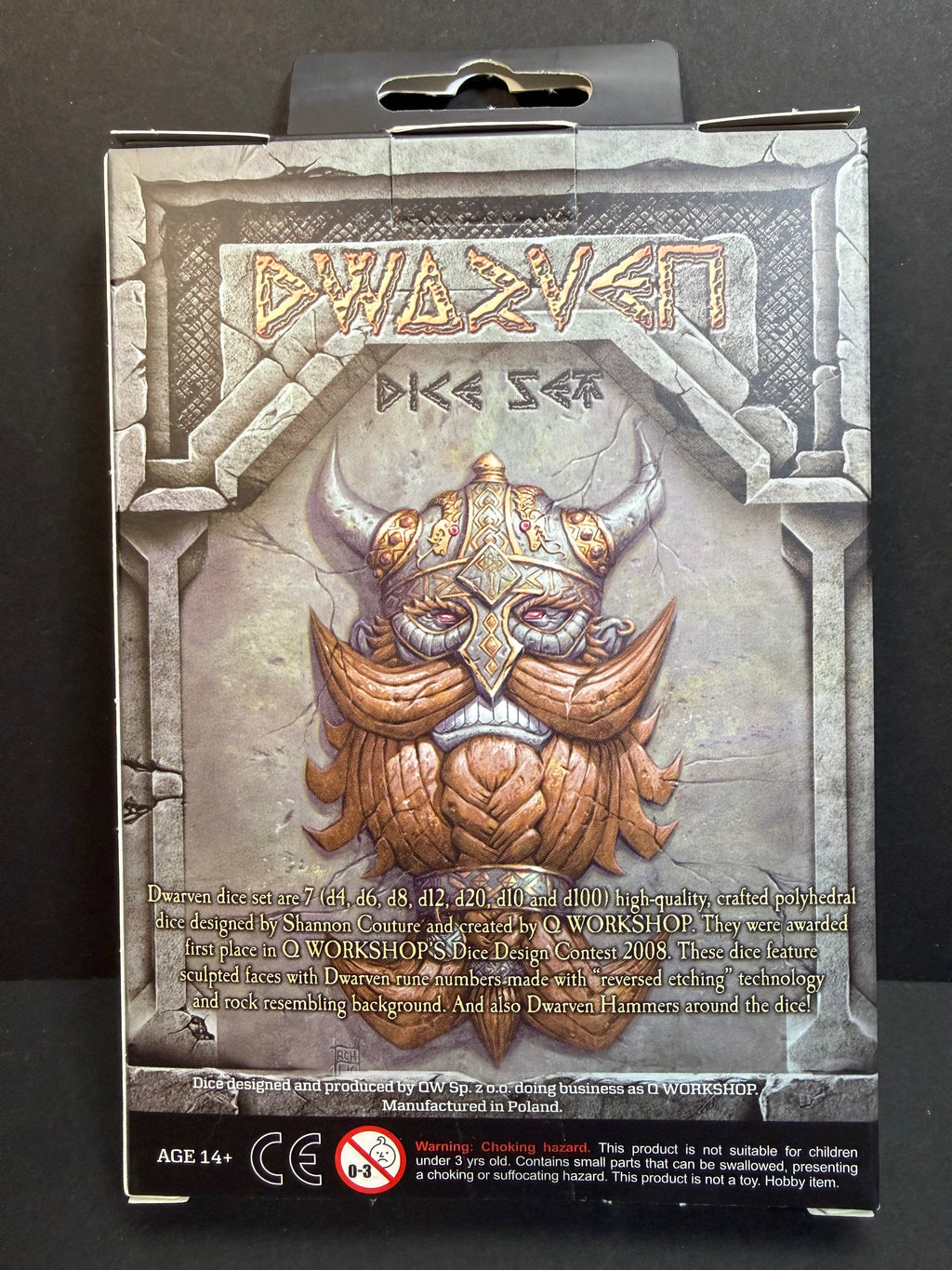 Dwarven Dice Set - Gold Q-Workshop