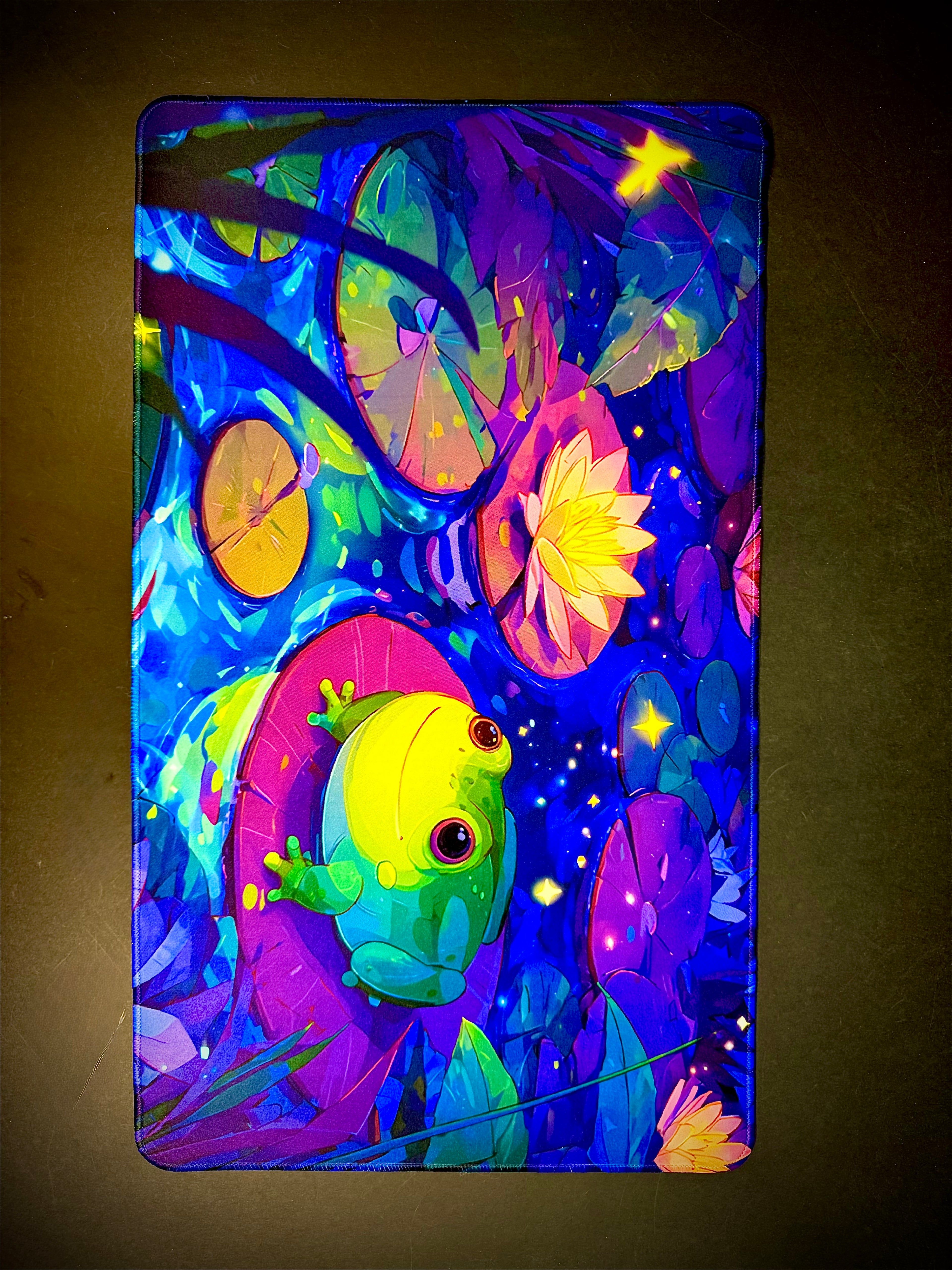 MTG Lilypad Frog Trading Card Play Mat | Keyboard & Mouse Mat