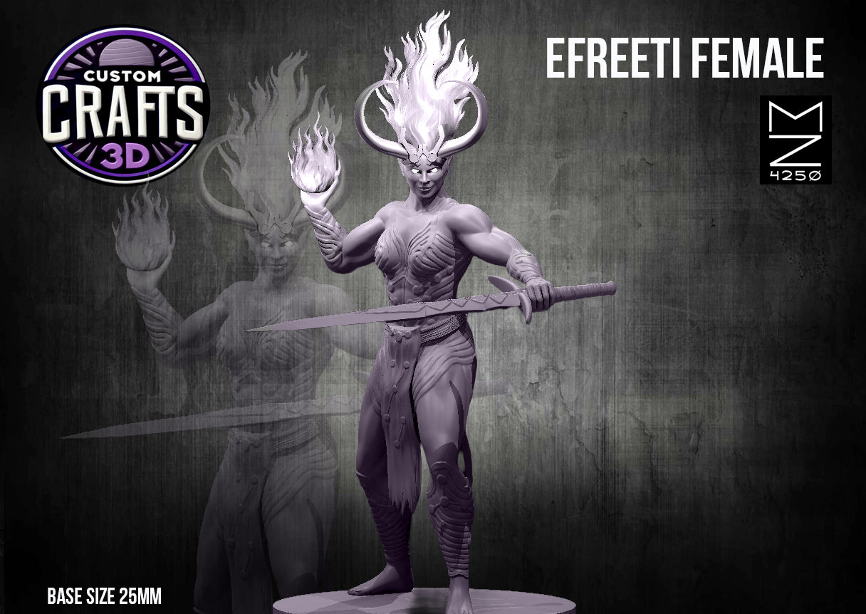 Efreeti Female 25mm Base