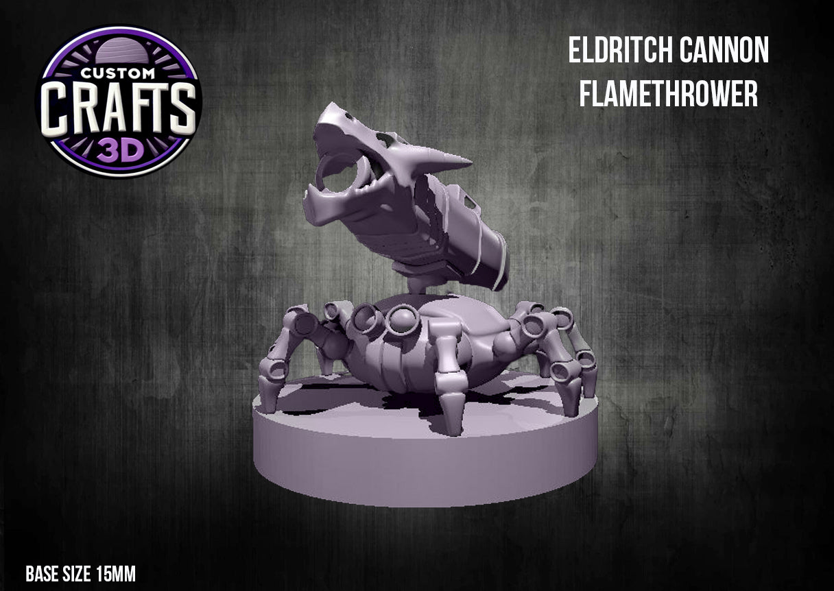 Eldritch Cannon Flamethrower 15mm Base