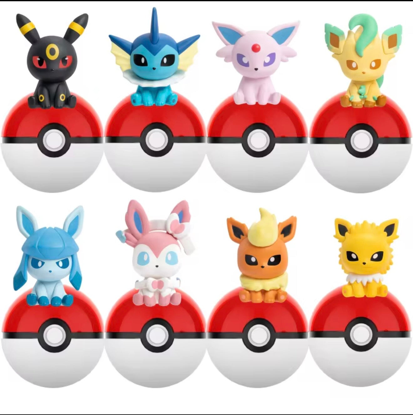 Pokémon Baby Eeveelutions Poke ball figure collectible display set