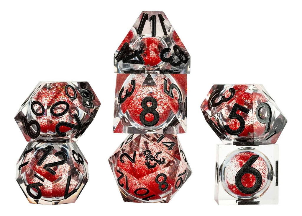 Fanroll D&D Liquid Core Dragon Breath 7 Premium Dice