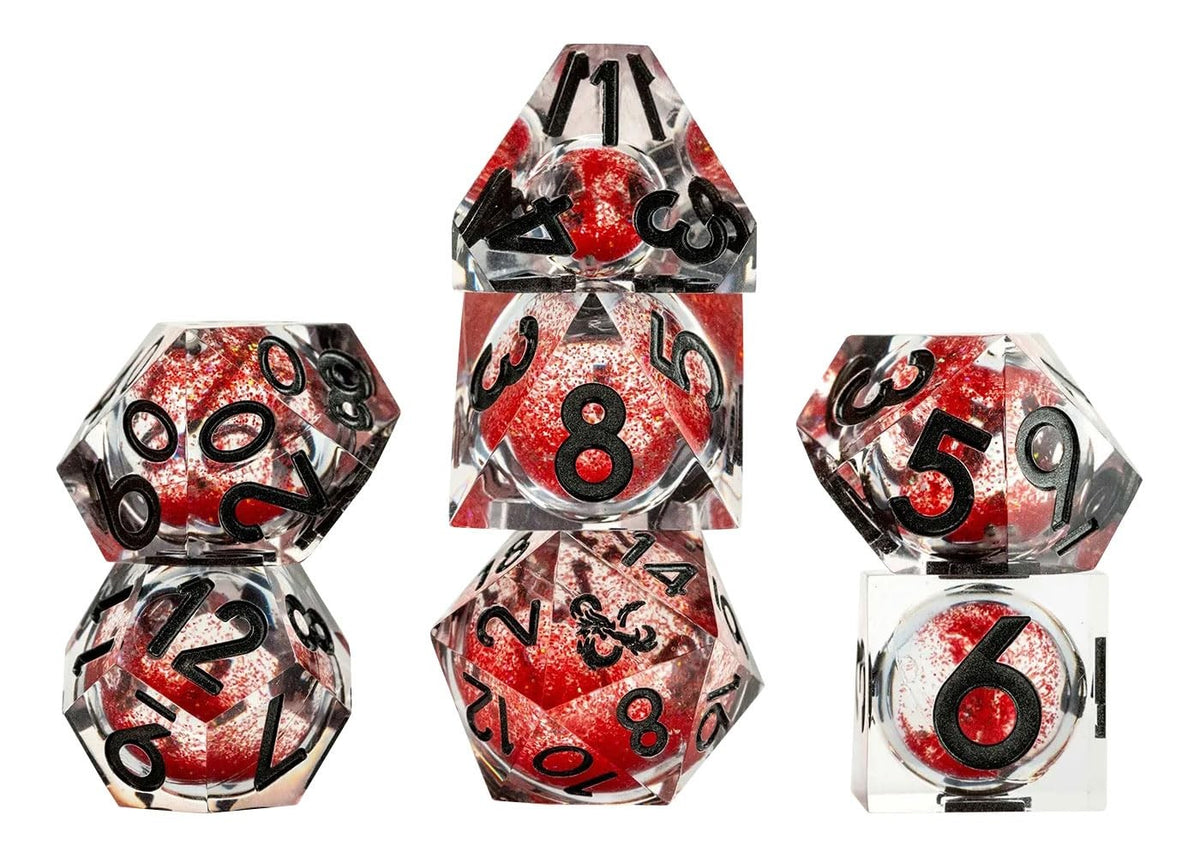 Fanroll D&D Liquid Core Dragon Breath 7 Premium Dice
